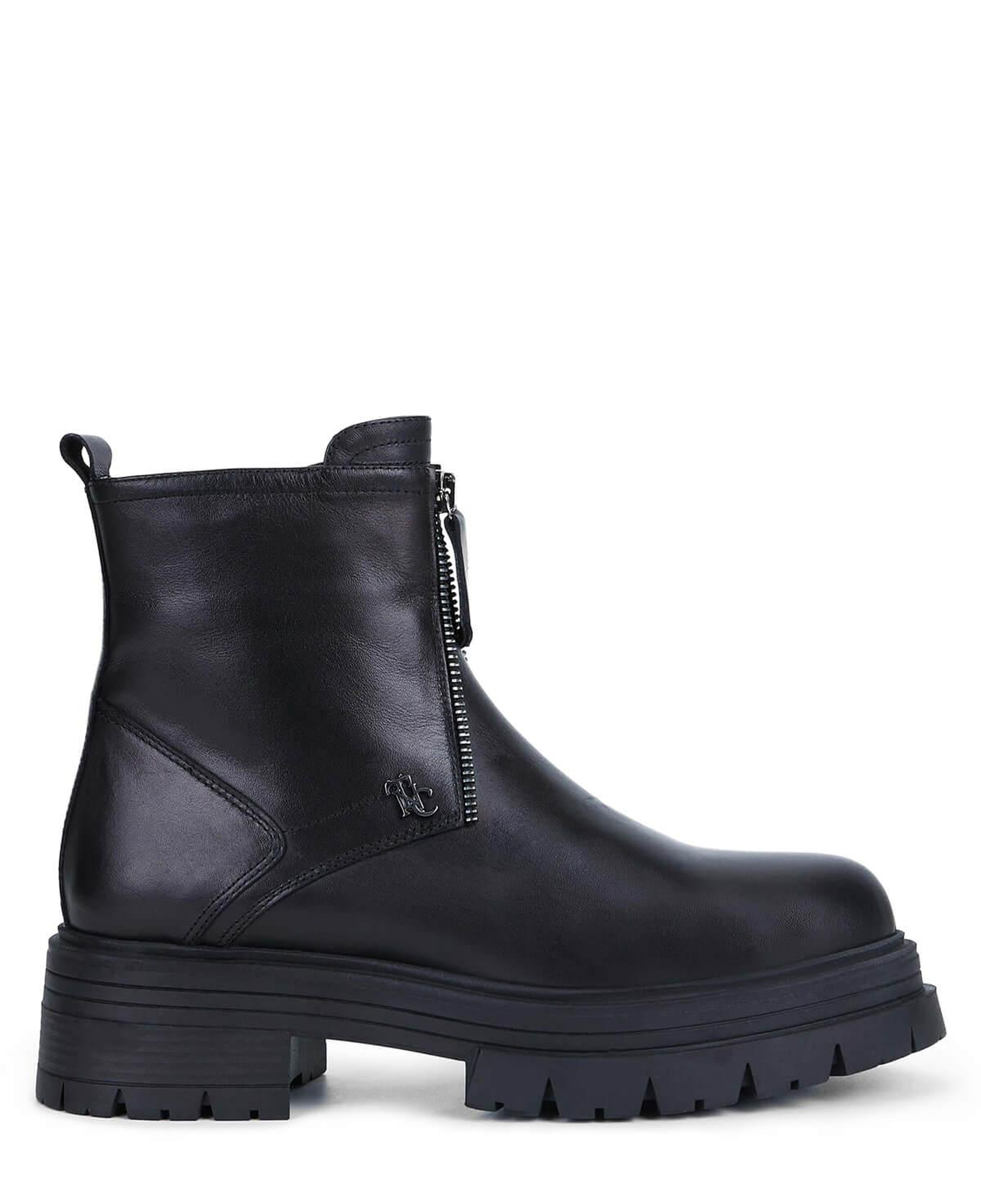 Tamer Tanca Kadın Hakiki Deri Siyah Deri Casual Bot