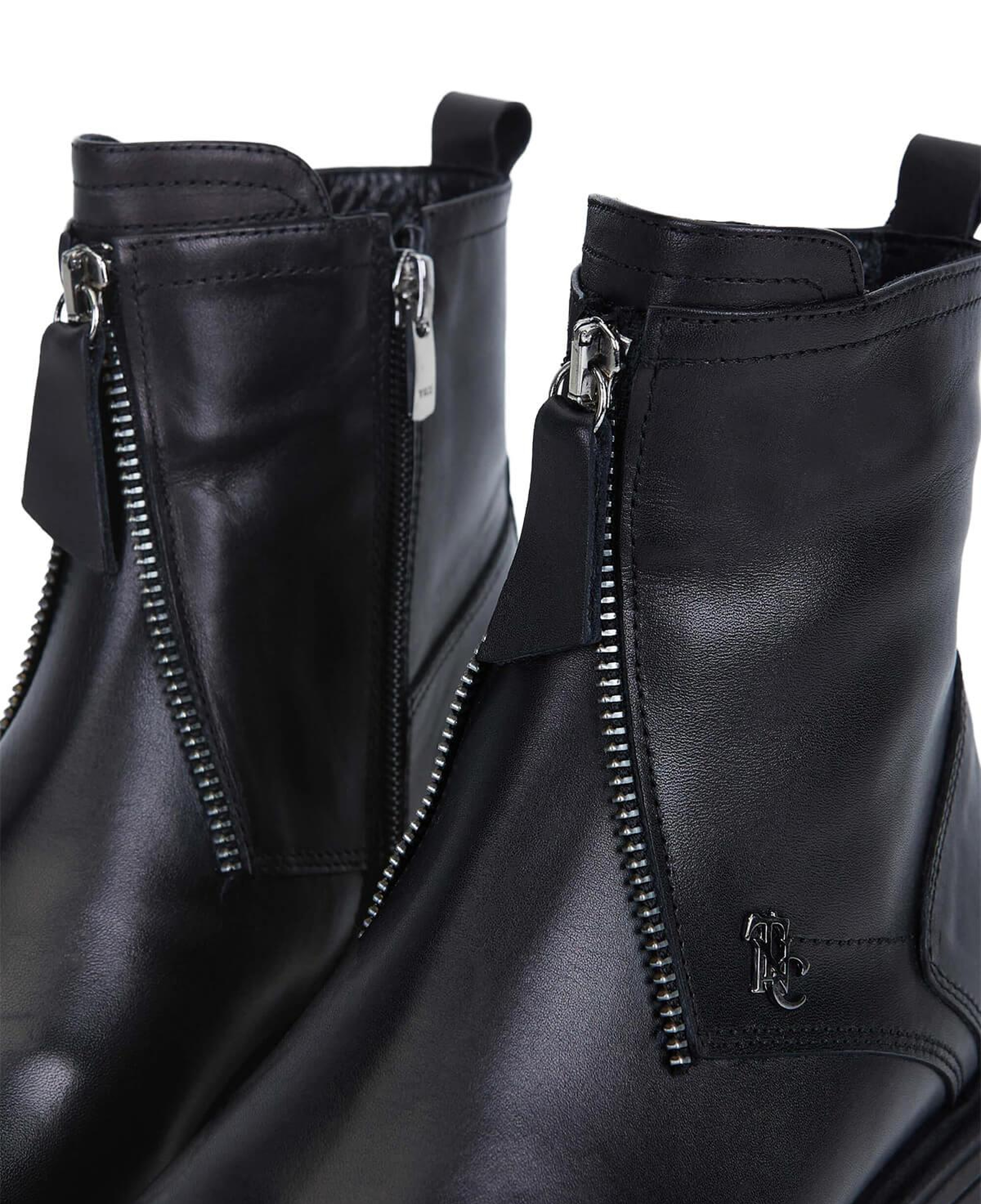 Tamer Tanca Kadın Hakiki Deri Siyah Deri Casual Bot