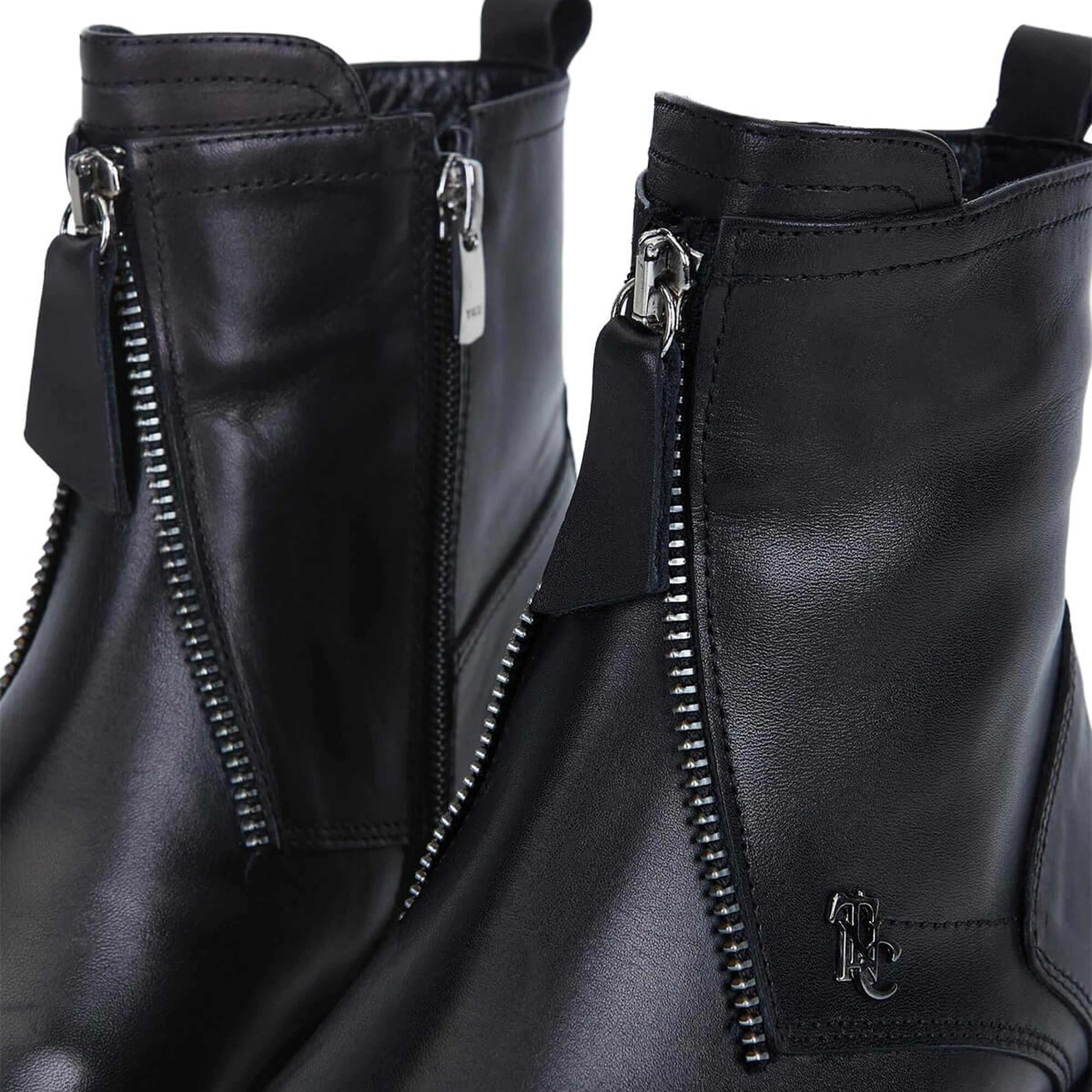 Tamer Tanca Kadın Hakiki Deri Siyah Deri Casual Bot