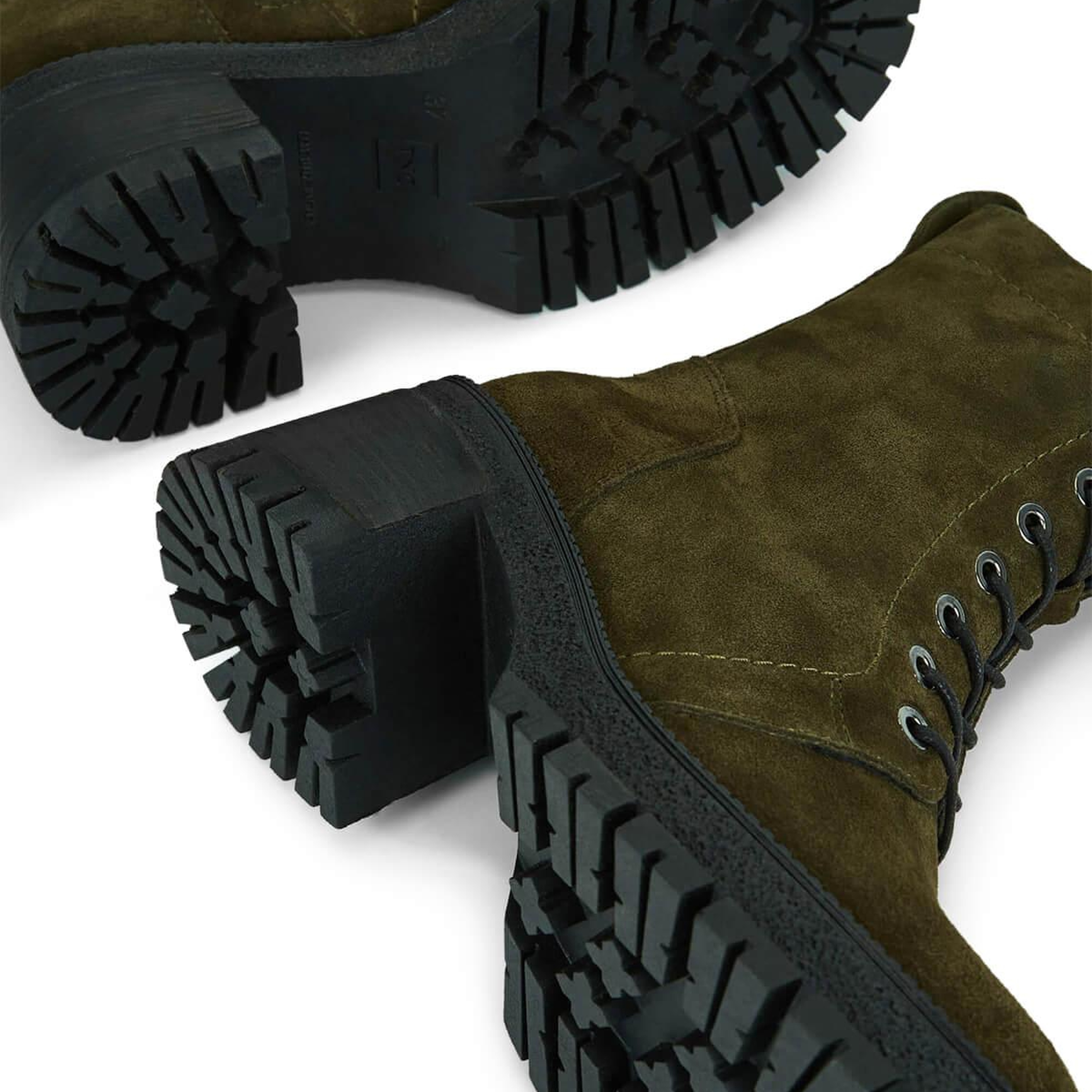 Tamer Tanca Kadın Hakiki Deri Haki Süet Casual Bot