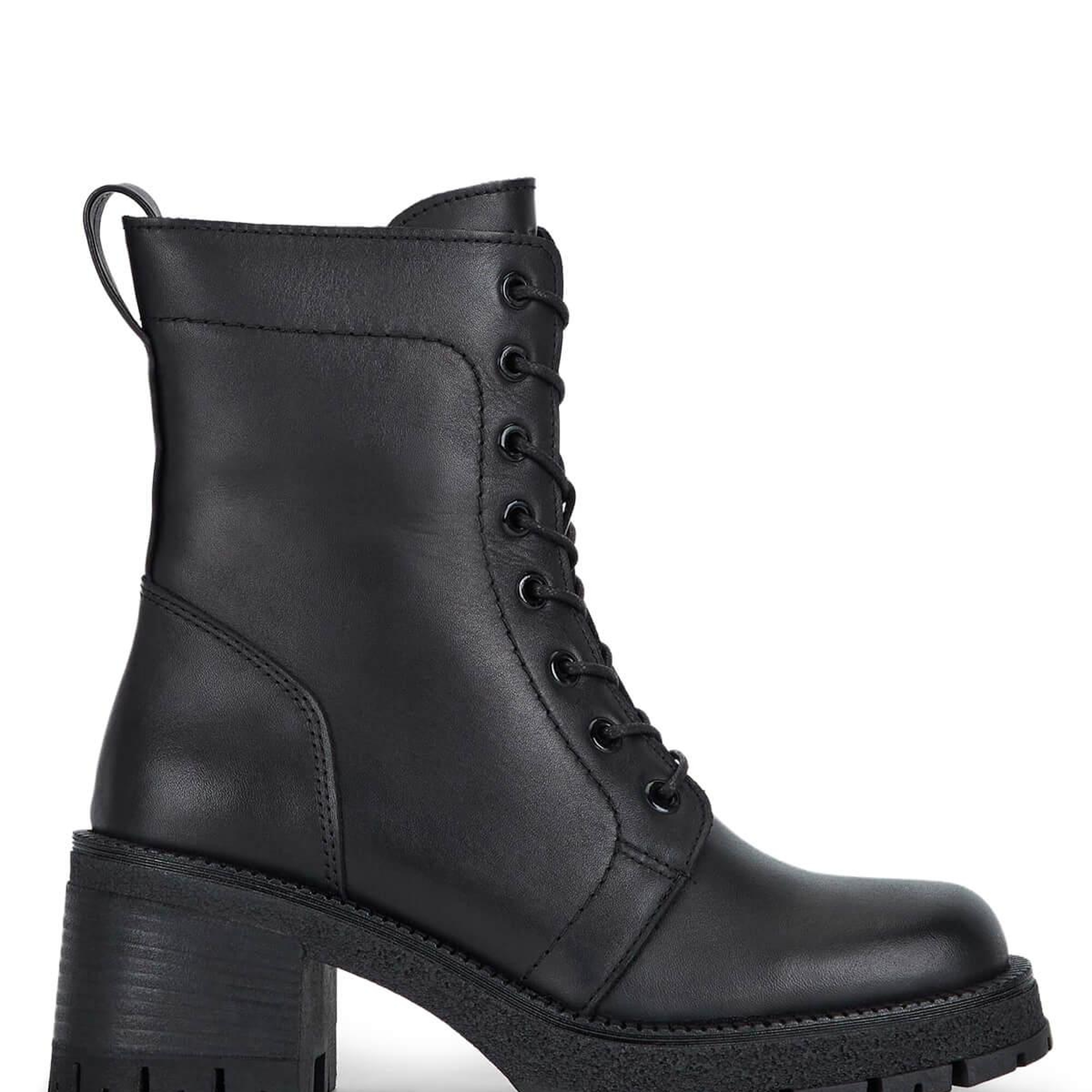 Tamer Tanca Kadın Hakiki Deri Siyah Deri Casual Bot