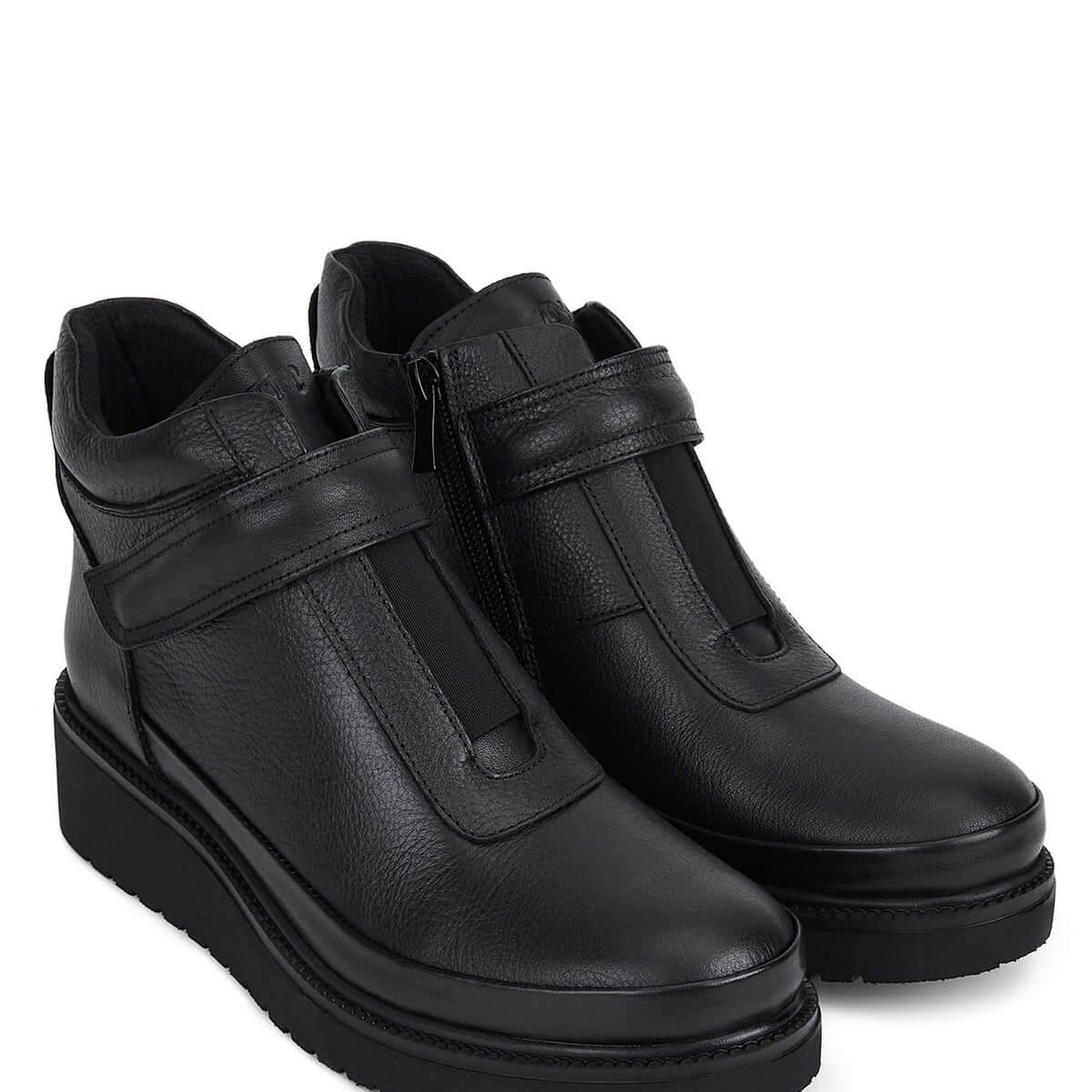 Tamer Tanca Kadın Hakiki Deri Siyah Casual Bot