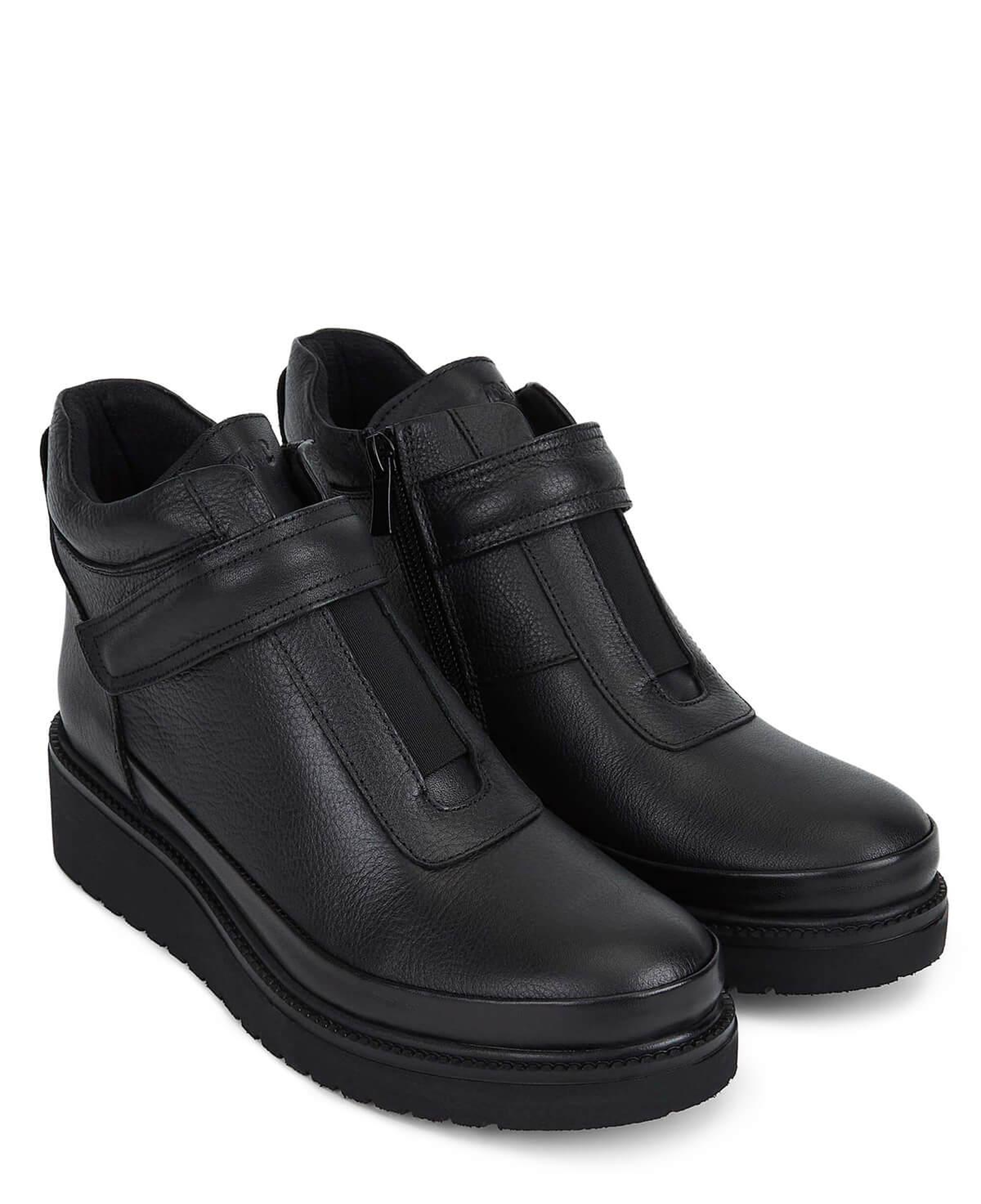 Tamer Tanca Kadın Hakiki Deri Siyah Casual Bot