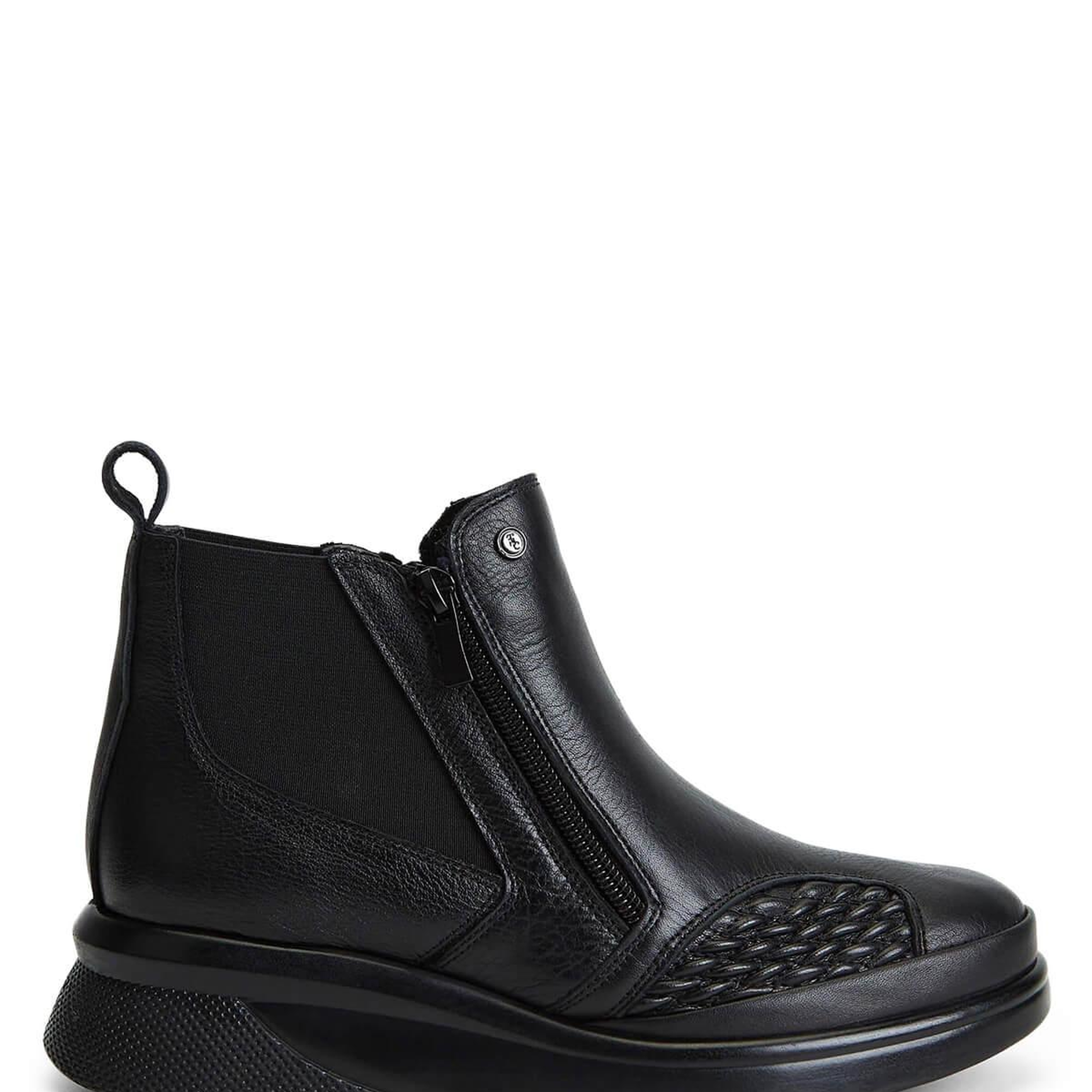 Tamer Tanca Kadın Hakiki Deri Siyah Casual Bot