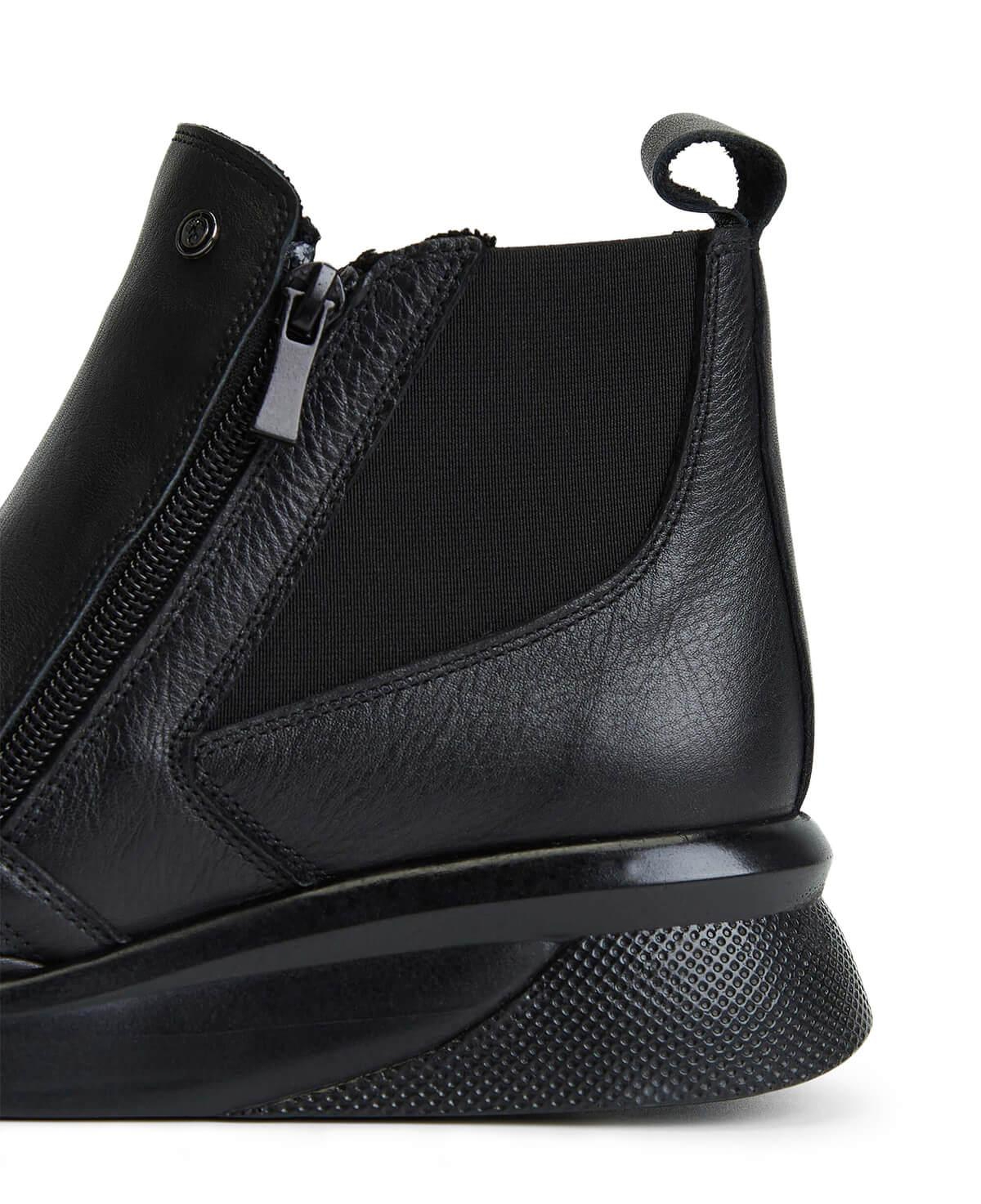 Tamer Tanca Kadın Hakiki Deri Siyah Casual Bot