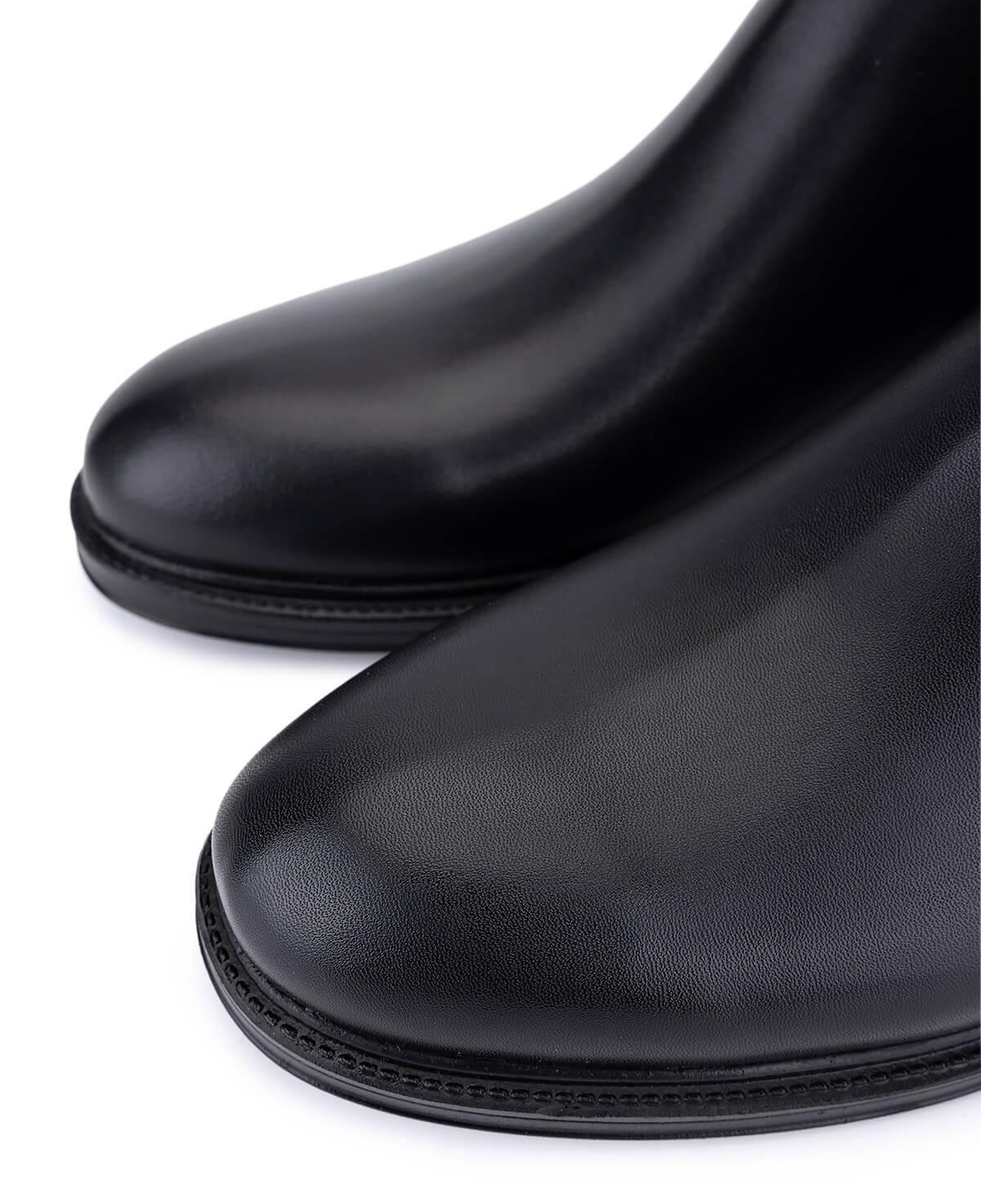 Tamer Tanca Erkek Hakiki Deri Siyah Casual Bot