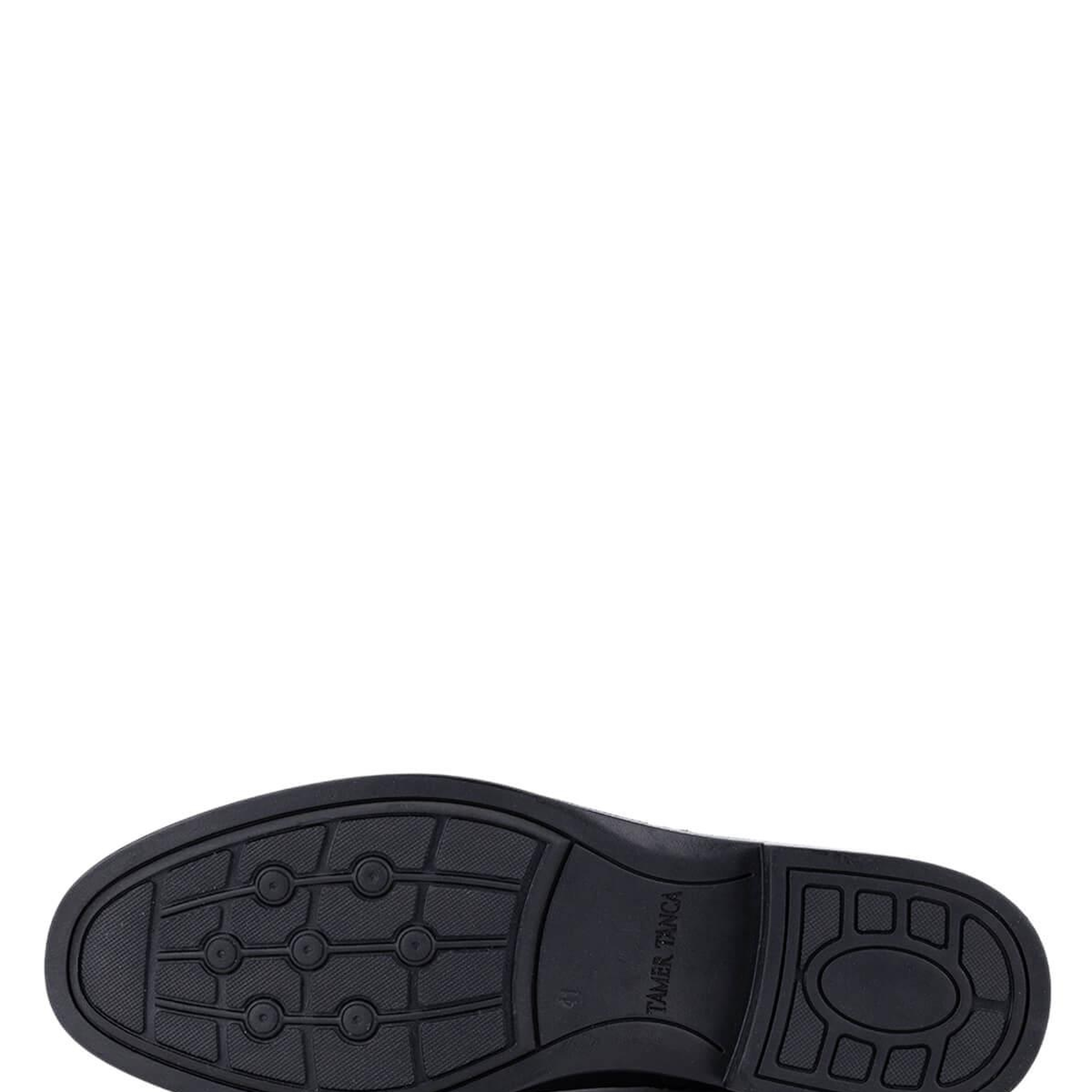 Tamer Tanca Erkek Hakiki Deri Siyah Casual Bot