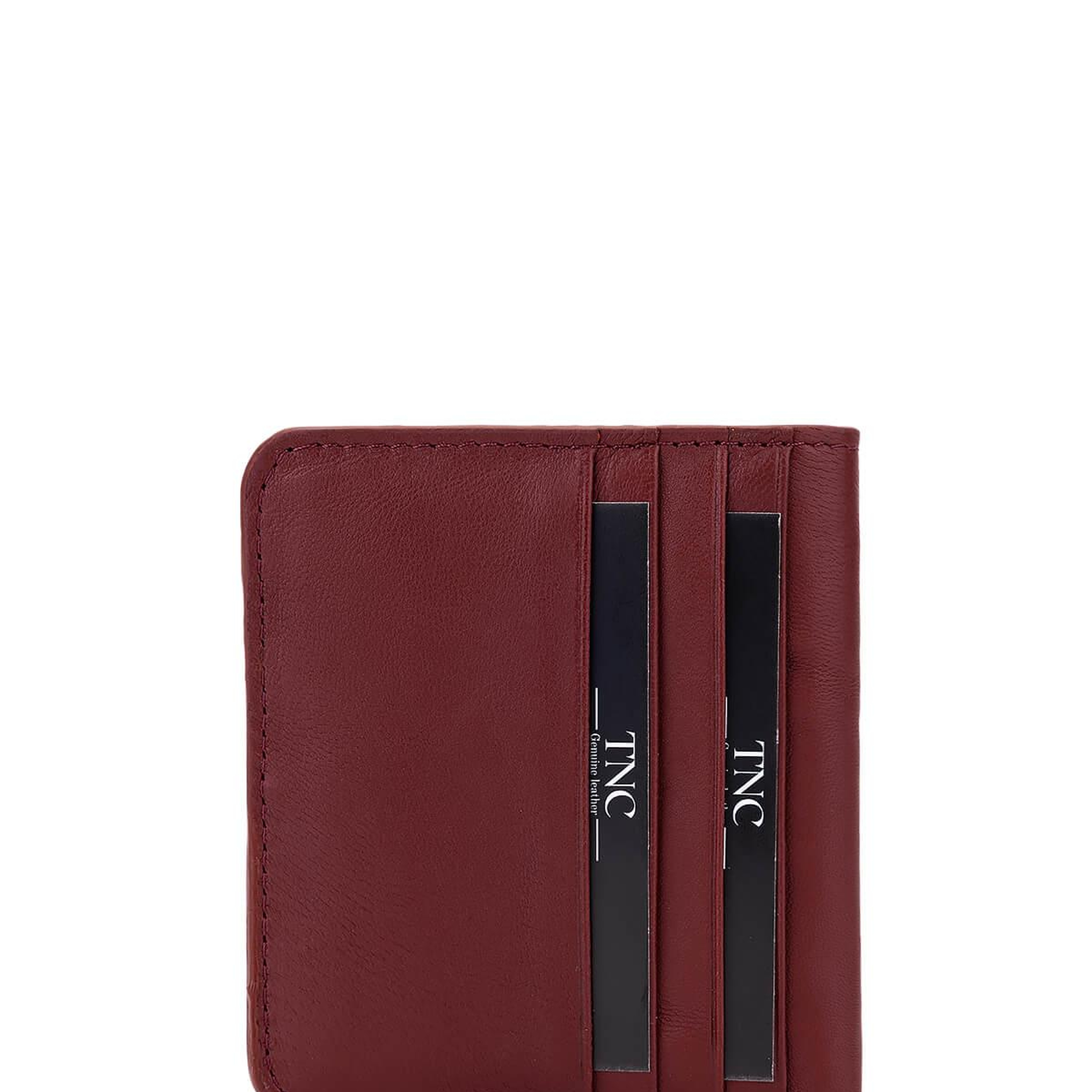 Tamer Tanca Unisex Hakiki Deri Bordo Kartlık