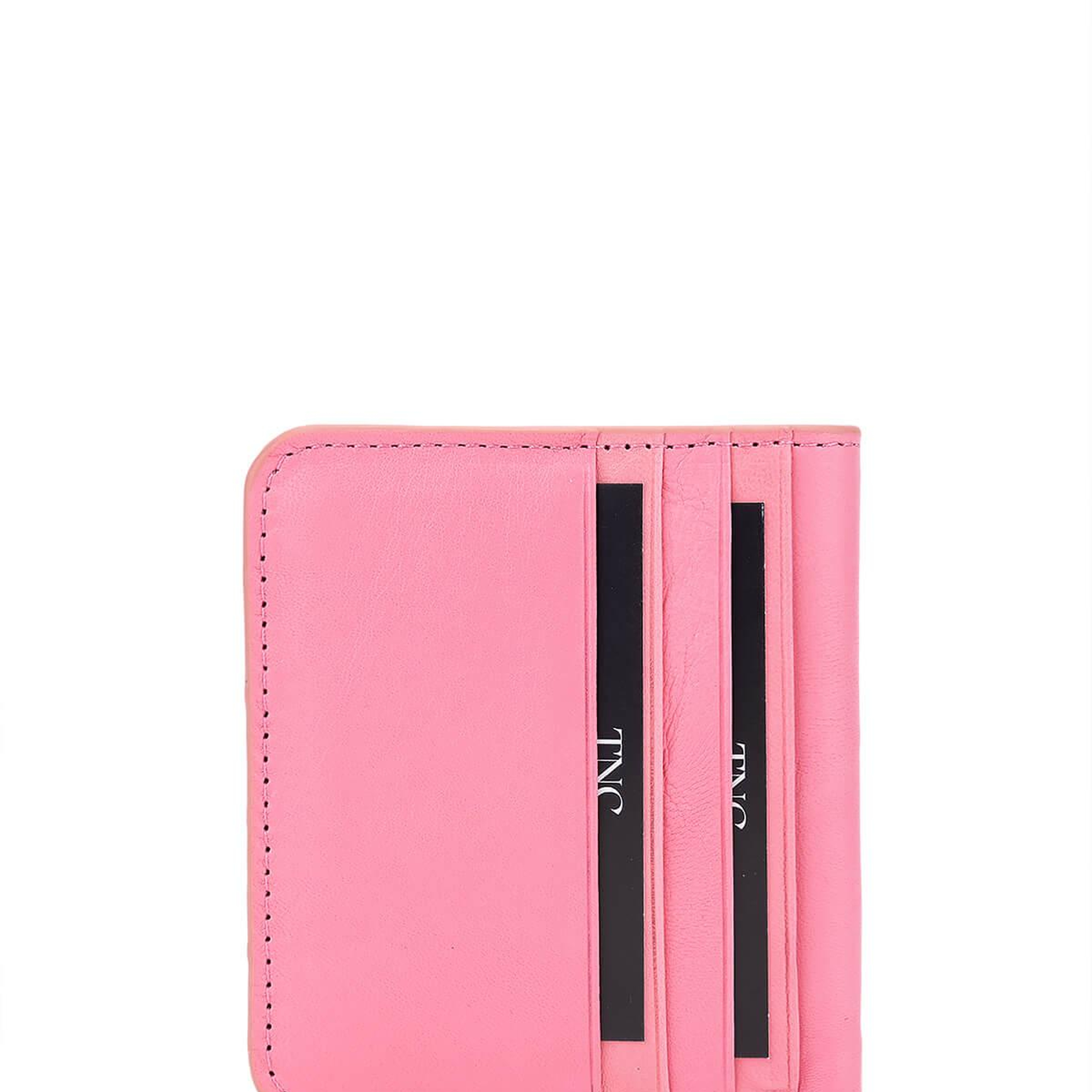 Tamer Tanca Unisex Hakiki Deri Pembe Kartlık