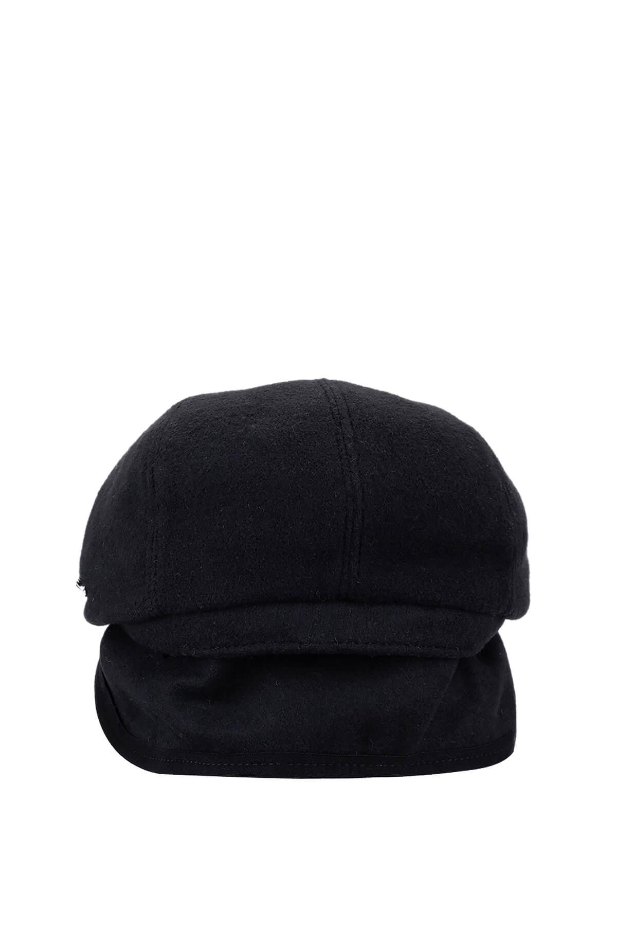 Tamer Tanca Erkek Tekstil Siyah London Şapka