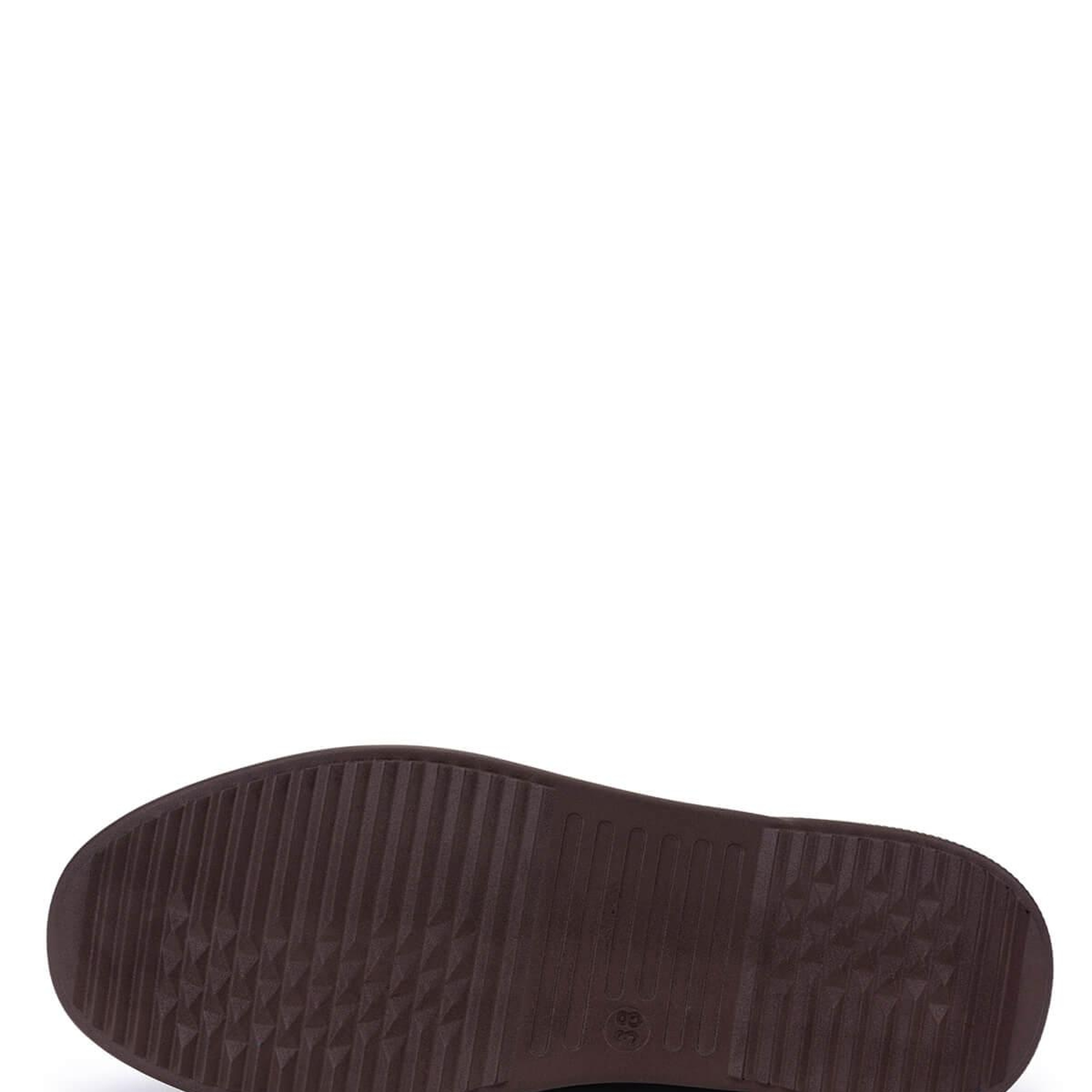 Tamer Tanca Kadın Hakiki Deri Kahverengi Rugan Casual Bot