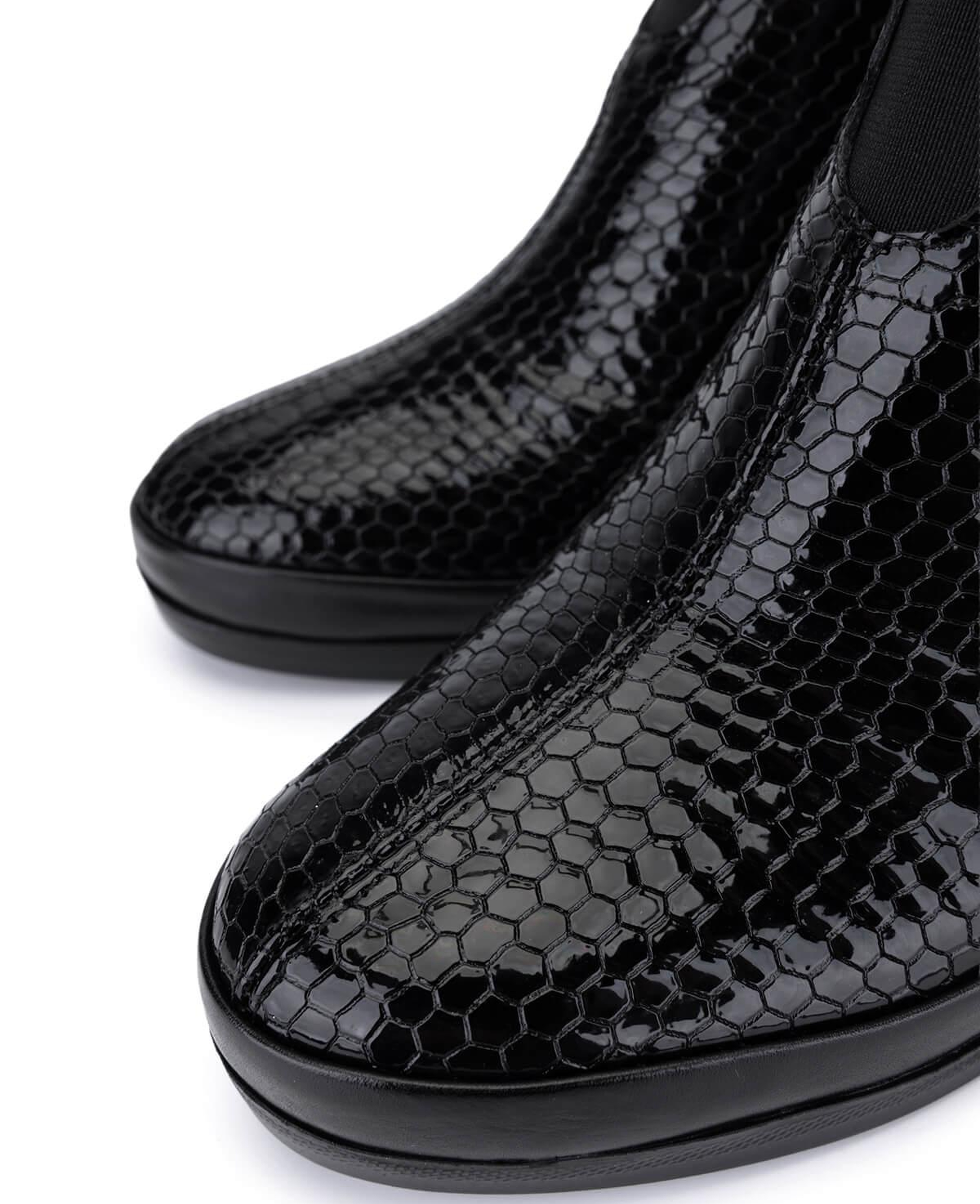 Tamer Tanca Kadın Hakiki Deri Siyah Bmb Topuklu Bot