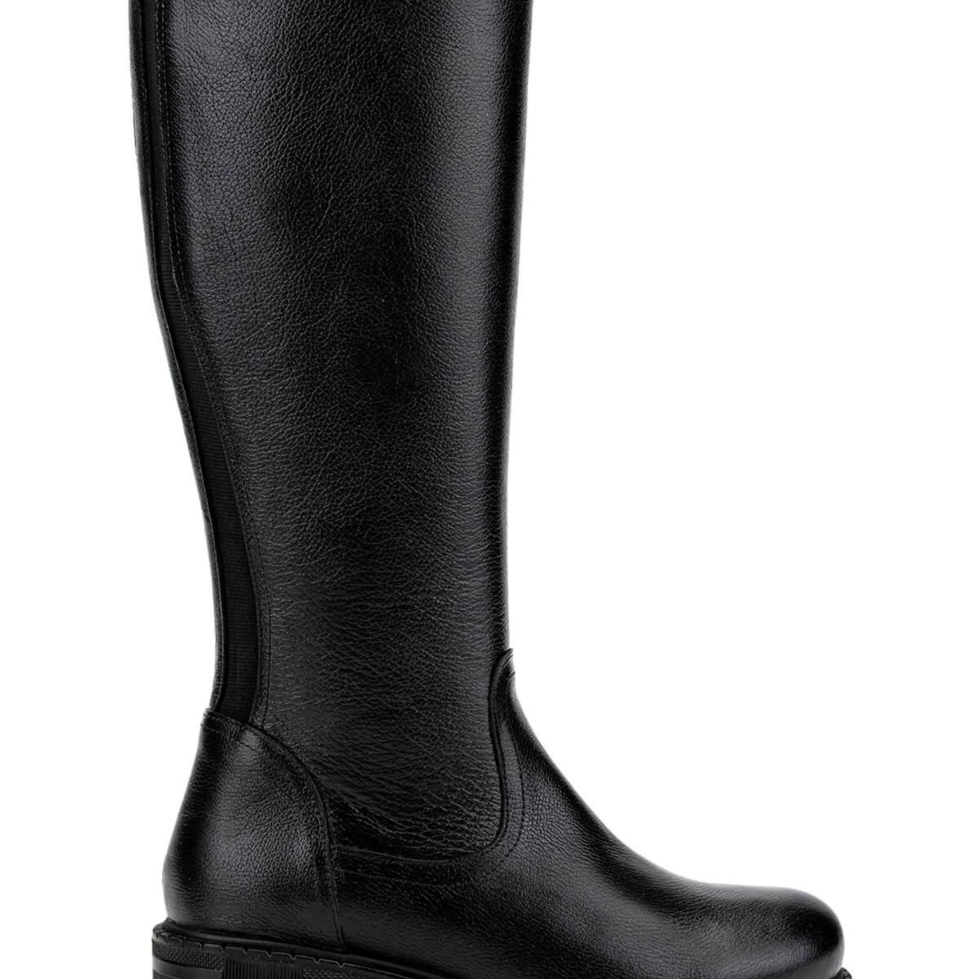 Tamer Tanca Kadın Hakiki Deri Siyah Casual Çizme