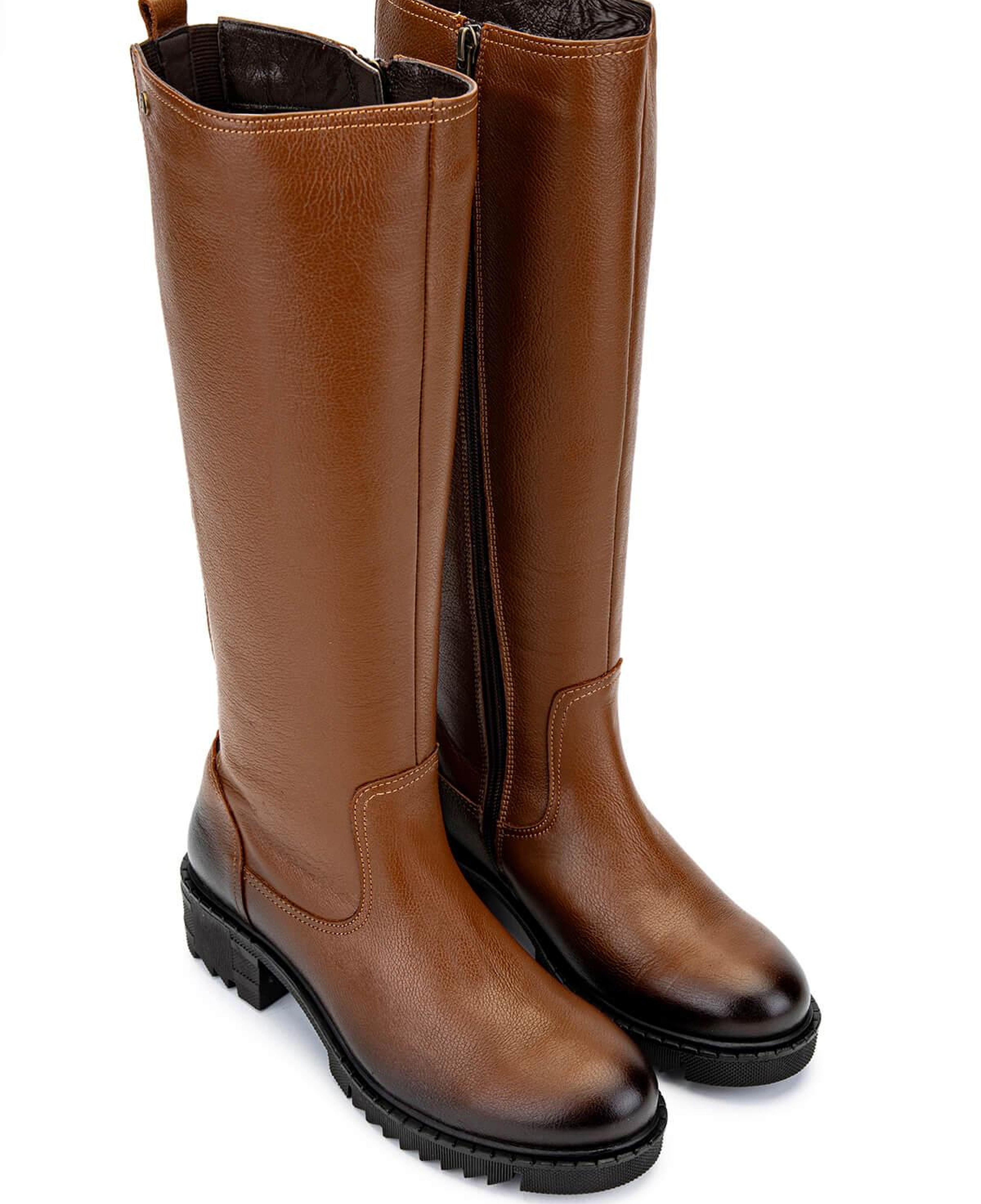 Tamer Tanca Kadın Hakiki Deri Taba Casual Çizme