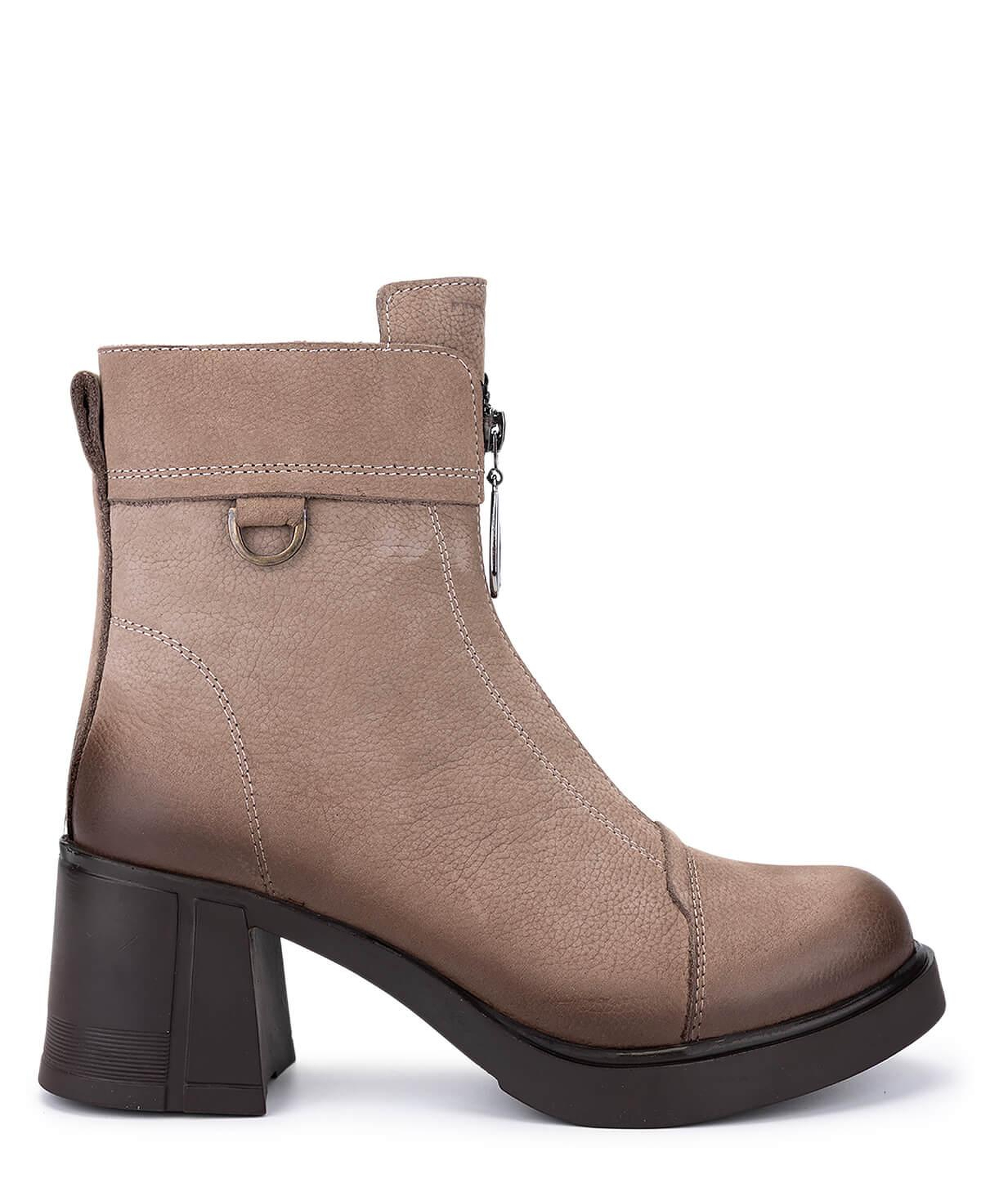 Tamer Tanca Kadın Hakiki Deri Vizon Nubuk Casual Bot