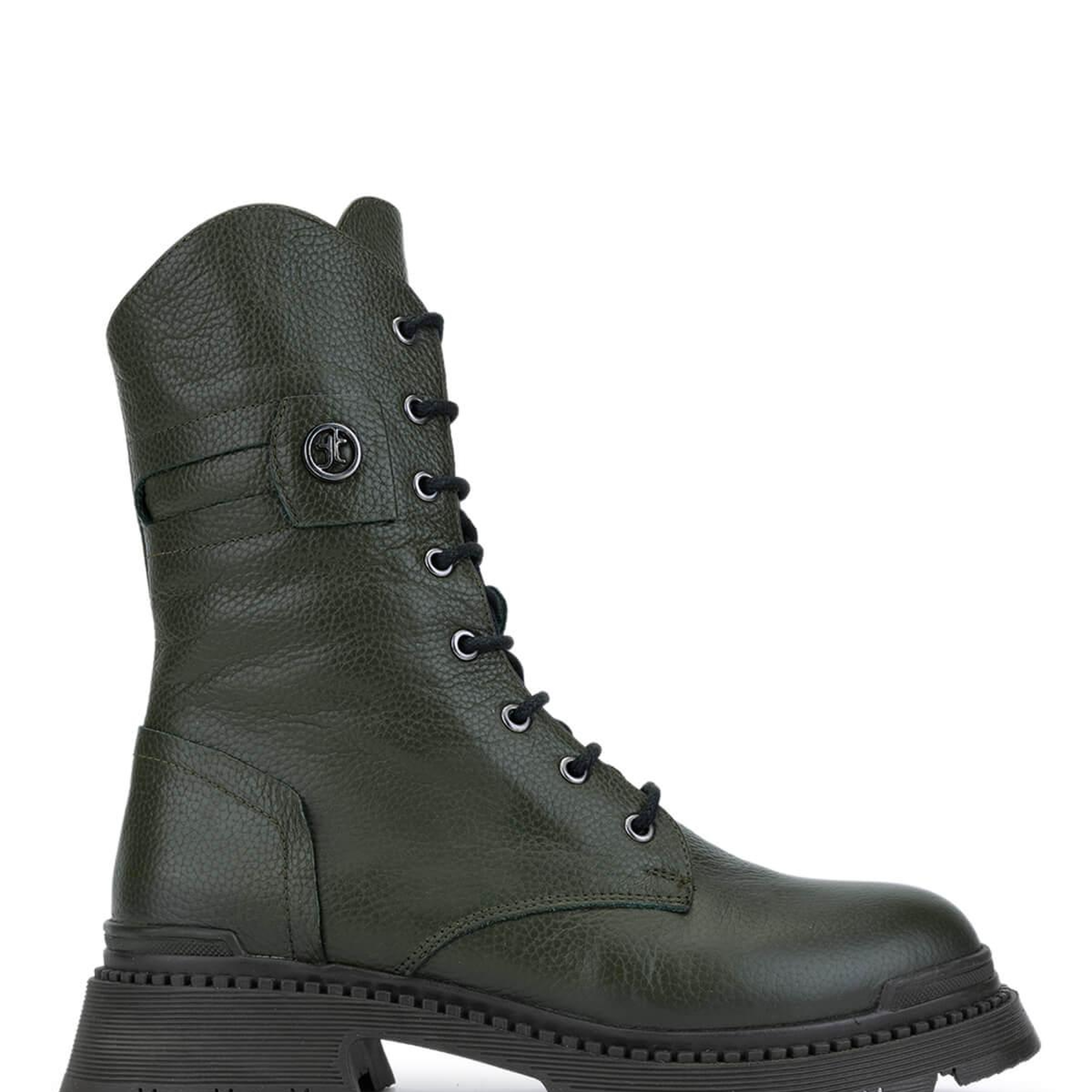 Tamer Tanca Kadın Hakiki Deri Yeşil Casual Bot