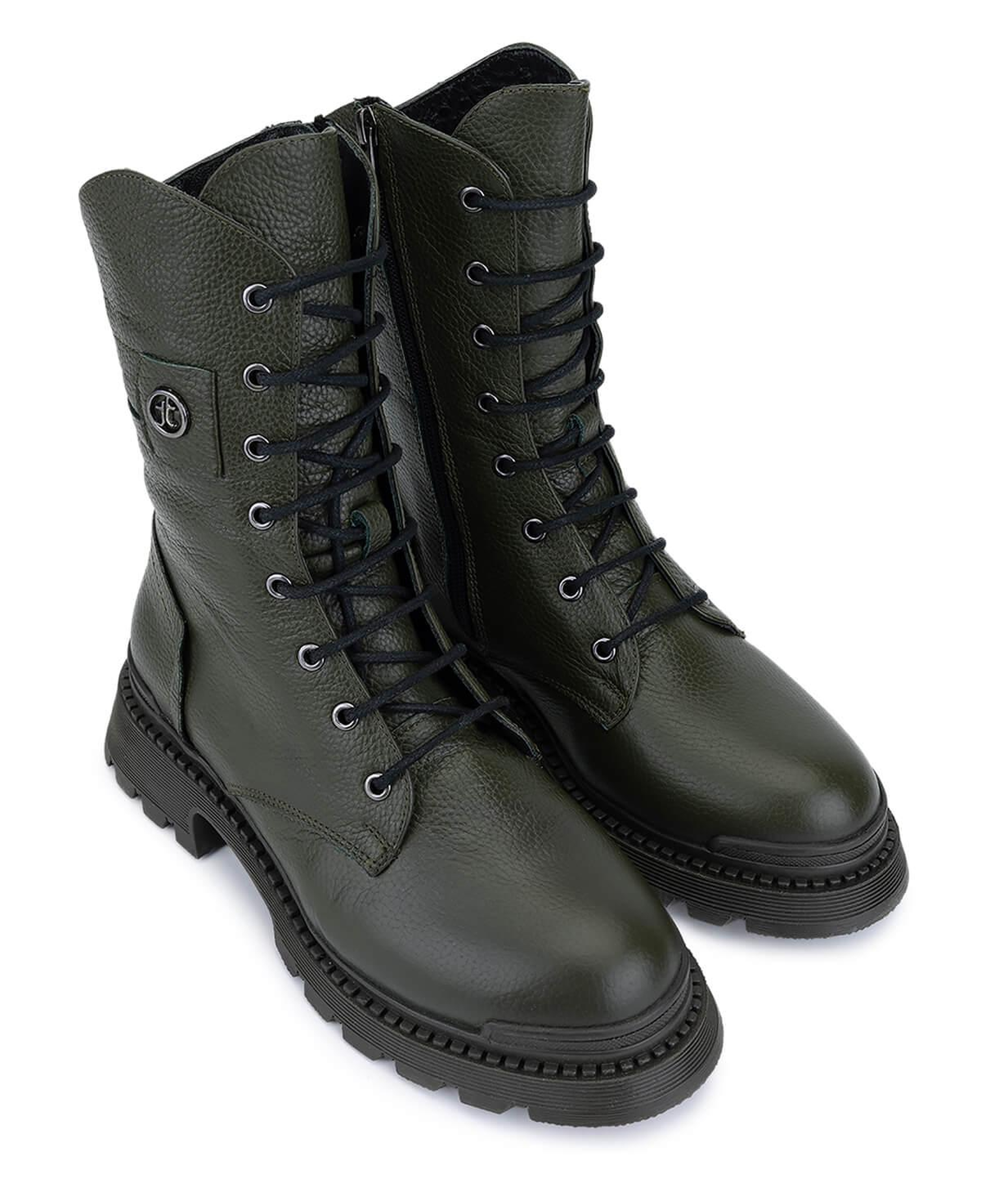 Tamer Tanca Kadın Hakiki Deri Yeşil Casual Bot