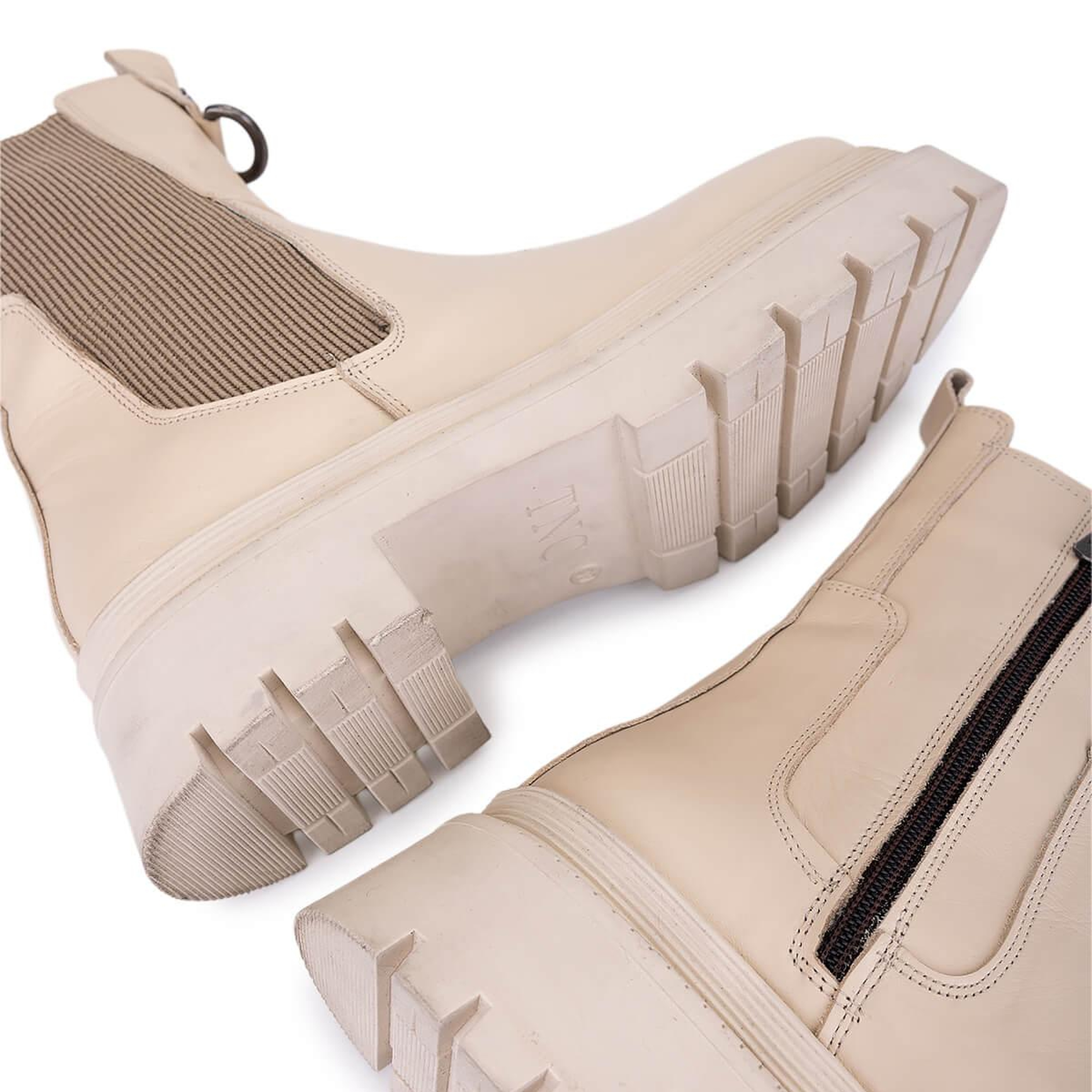 Tamer Tanca Kadın Hakiki Deri Bej Günlük Bot