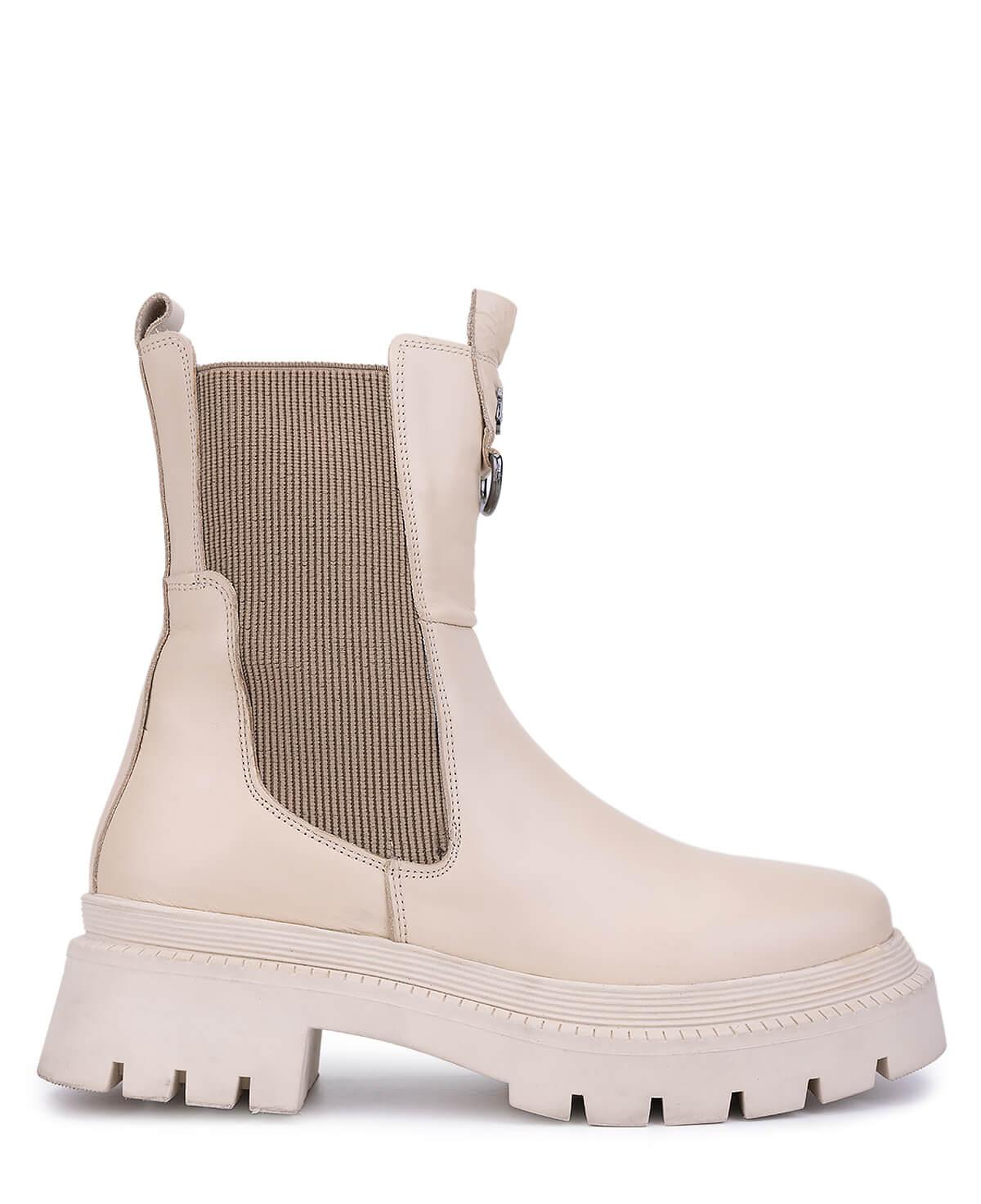 Tamer Tanca Kadın Hakiki Deri Bej Günlük Bot