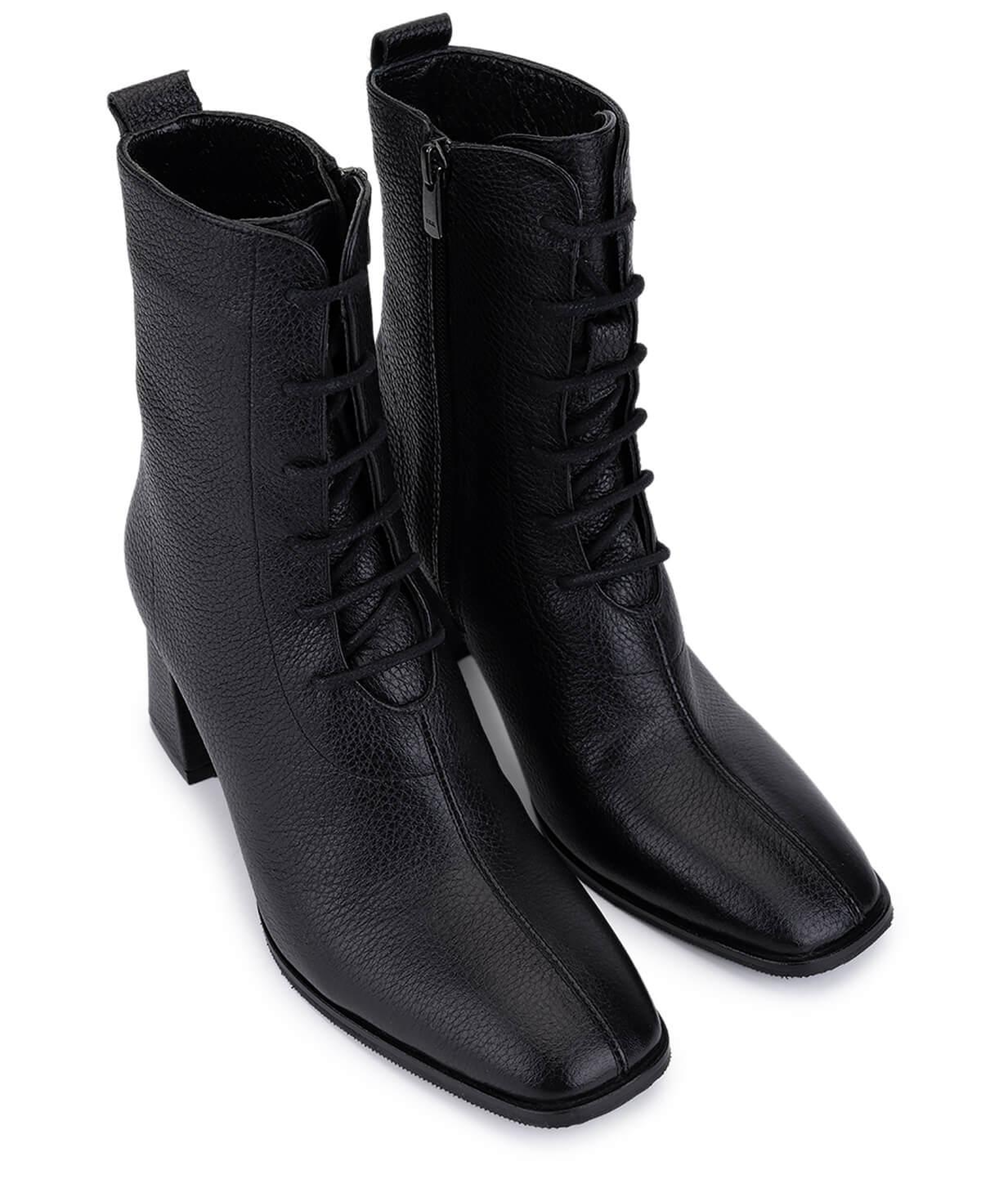 Tamer Tanca Kadın Hakiki Deri Siyah Bot