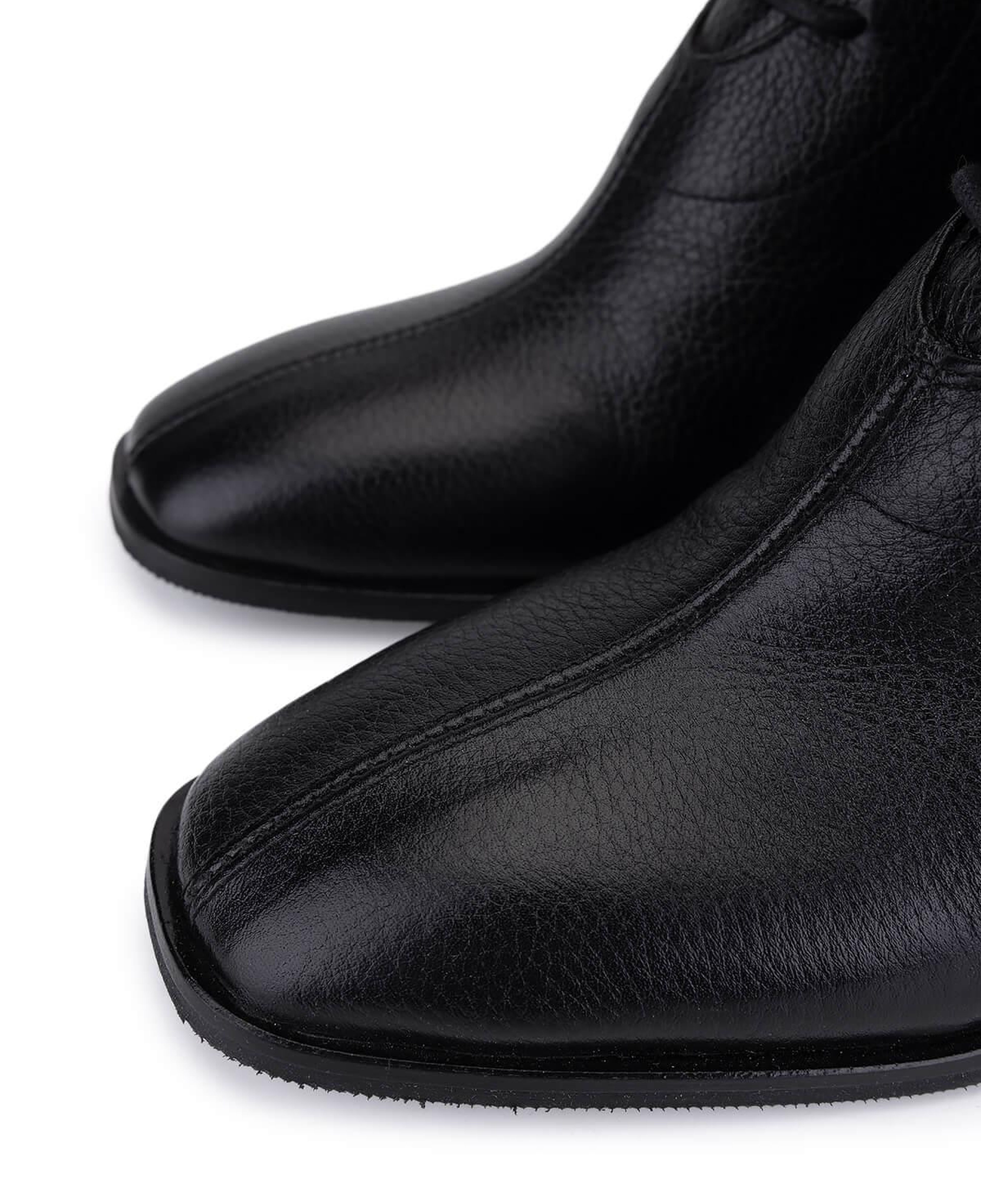 Tamer Tanca Kadın Hakiki Deri Siyah Bot