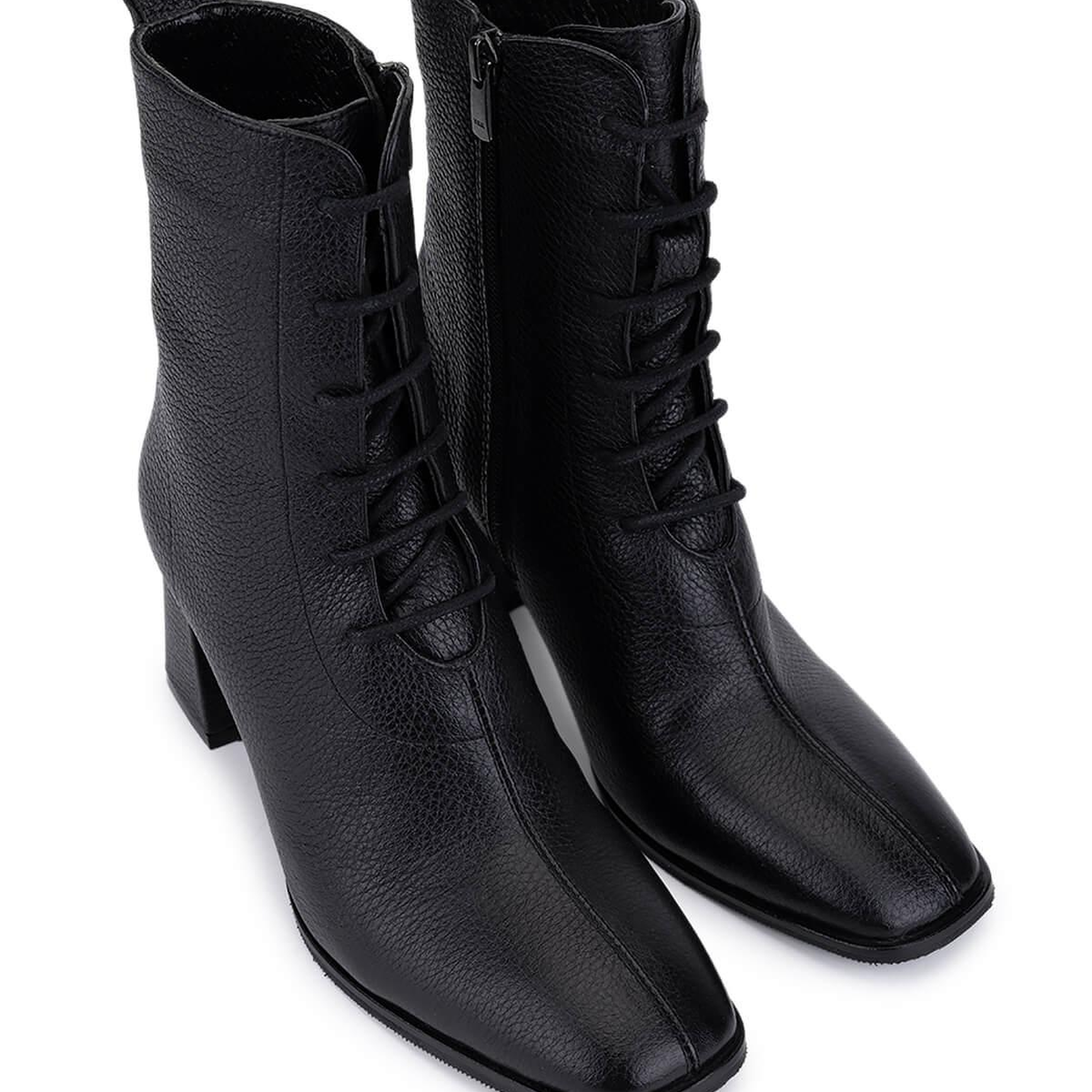 Tamer Tanca Kadın Hakiki Deri Siyah Bot