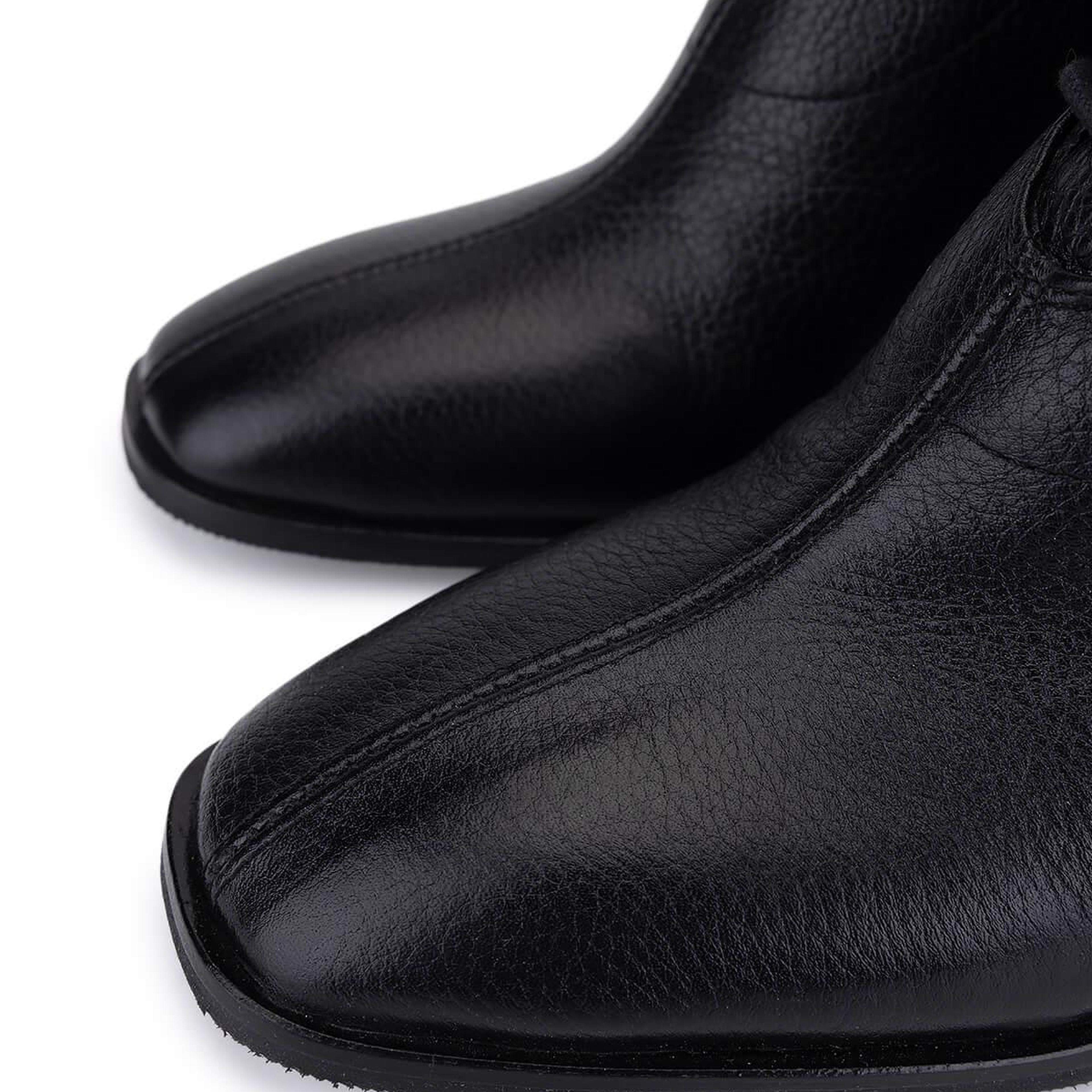 Tamer Tanca Kadın Hakiki Deri Siyah Bot