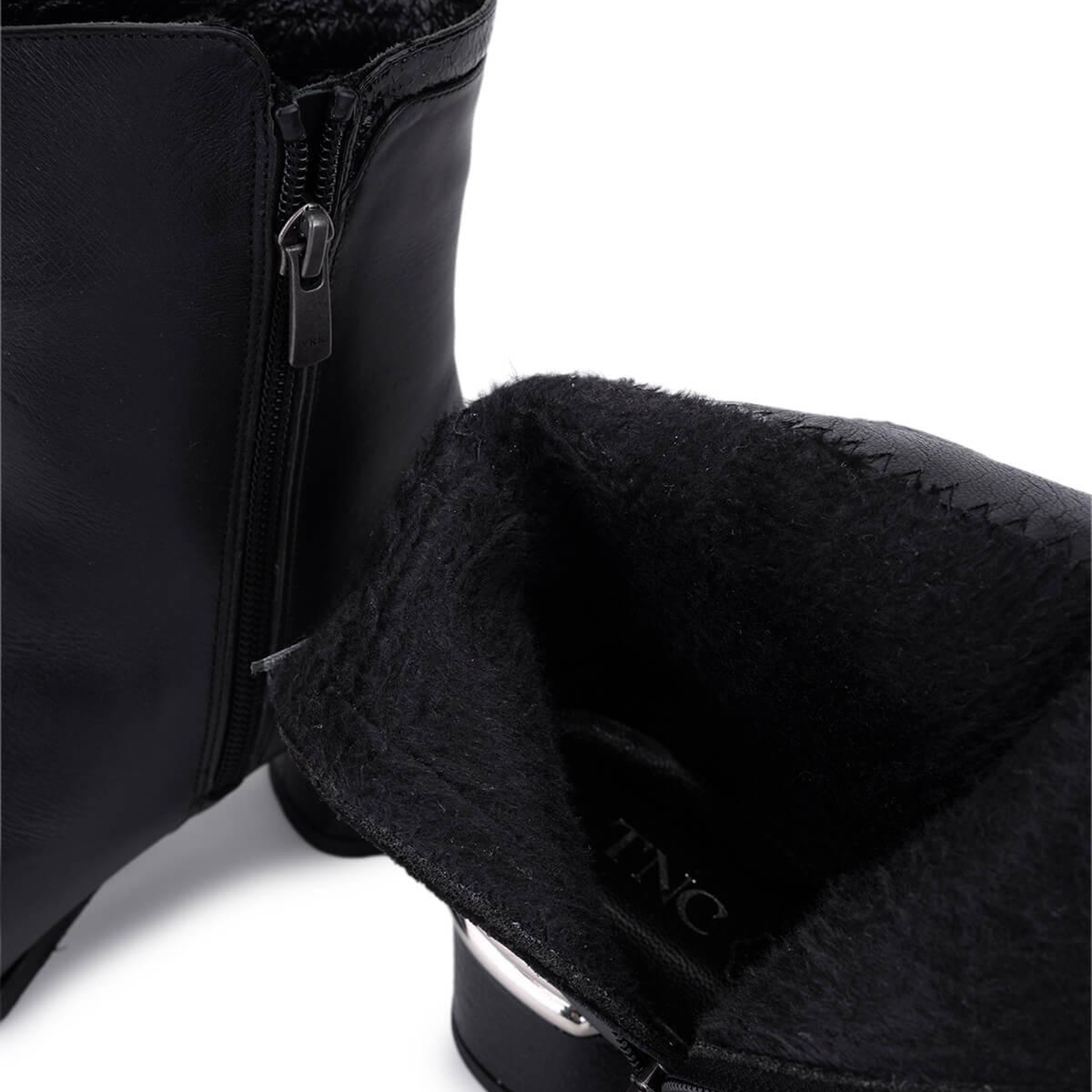 Tamer Tanca Kadın Hakiki Deri Siyah Klasik Bot