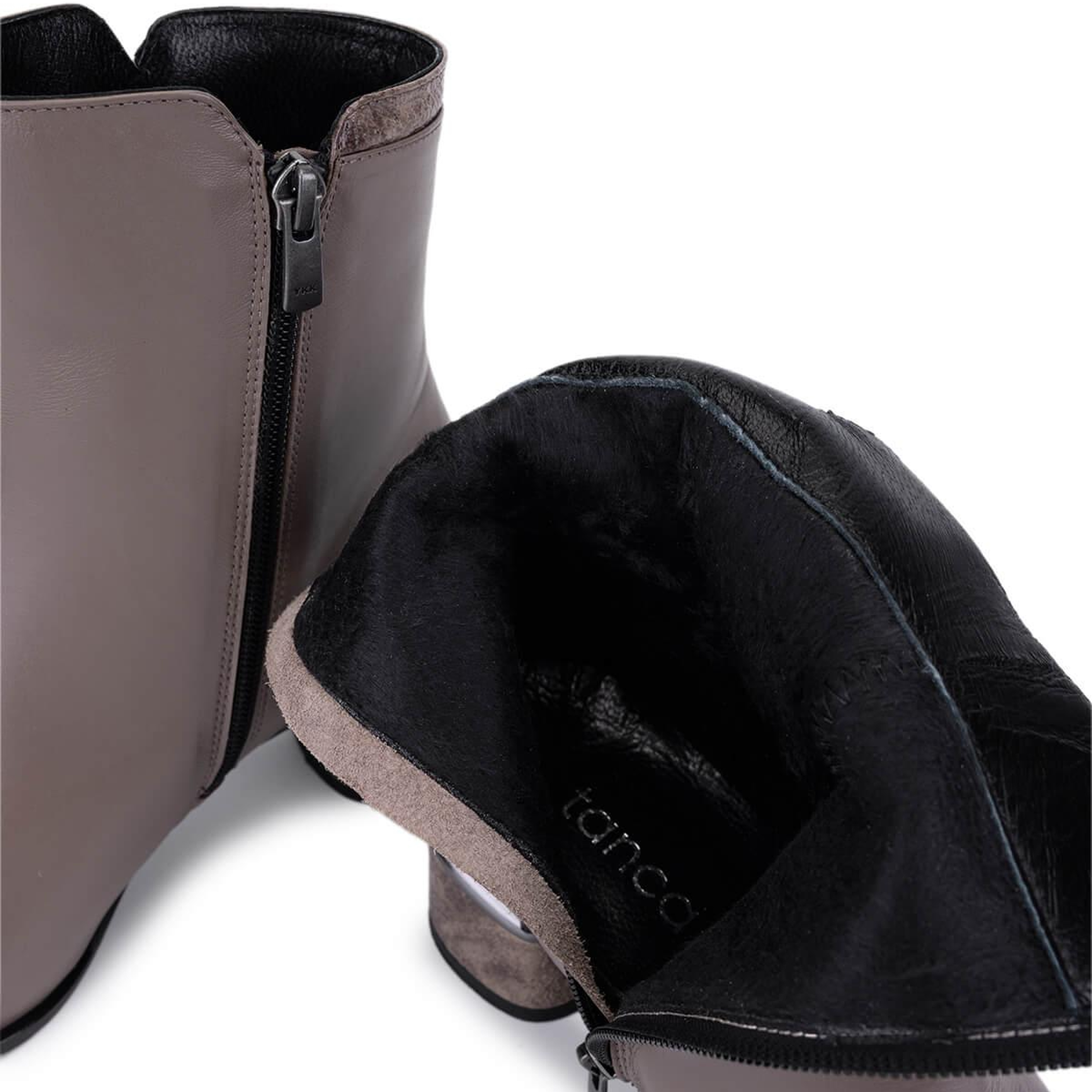 Tamer Tanca Kadın Hakiki Deri Vizon Klasik Bot