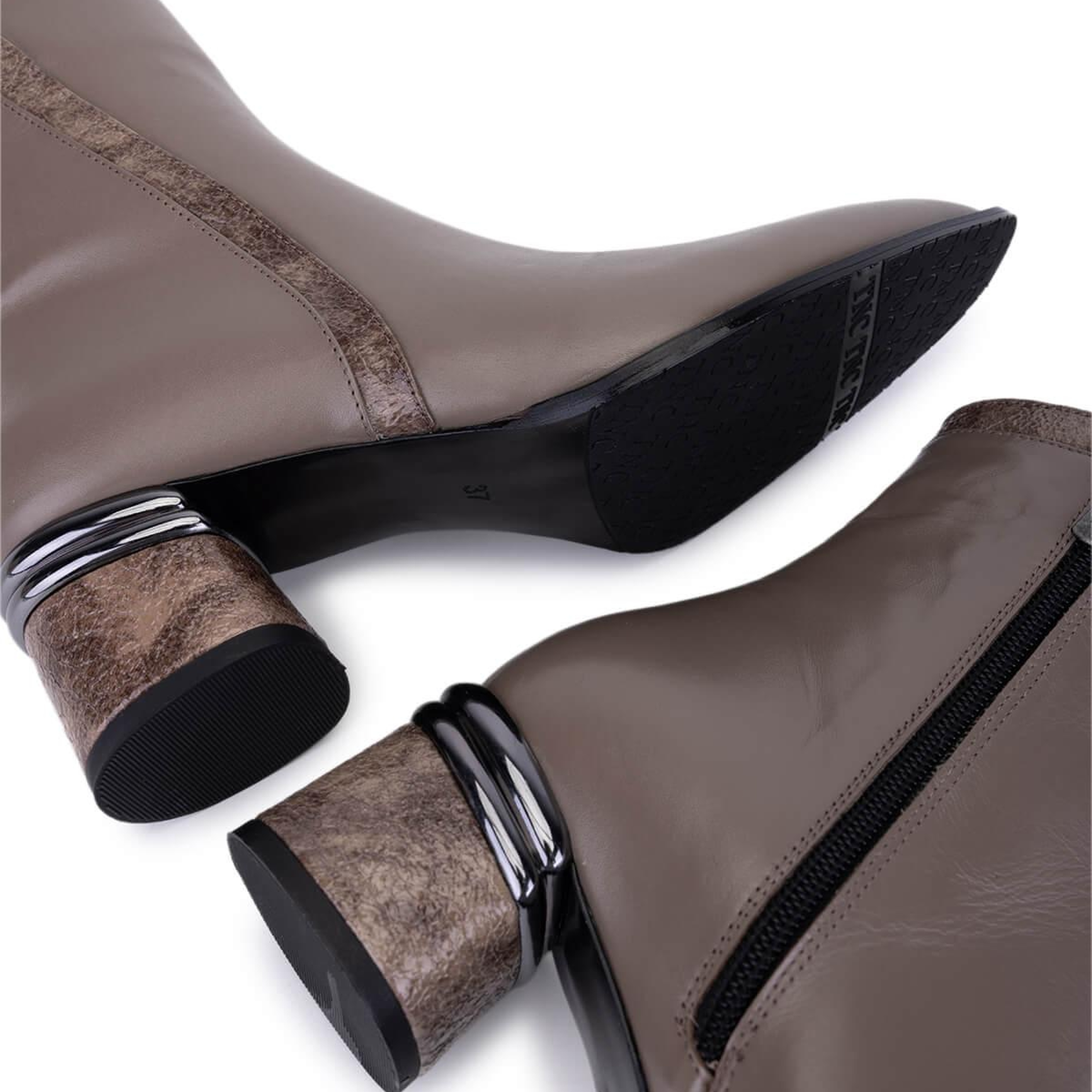 Tamer Tanca Kadın Hakiki Deri Vizon Klasik Bot