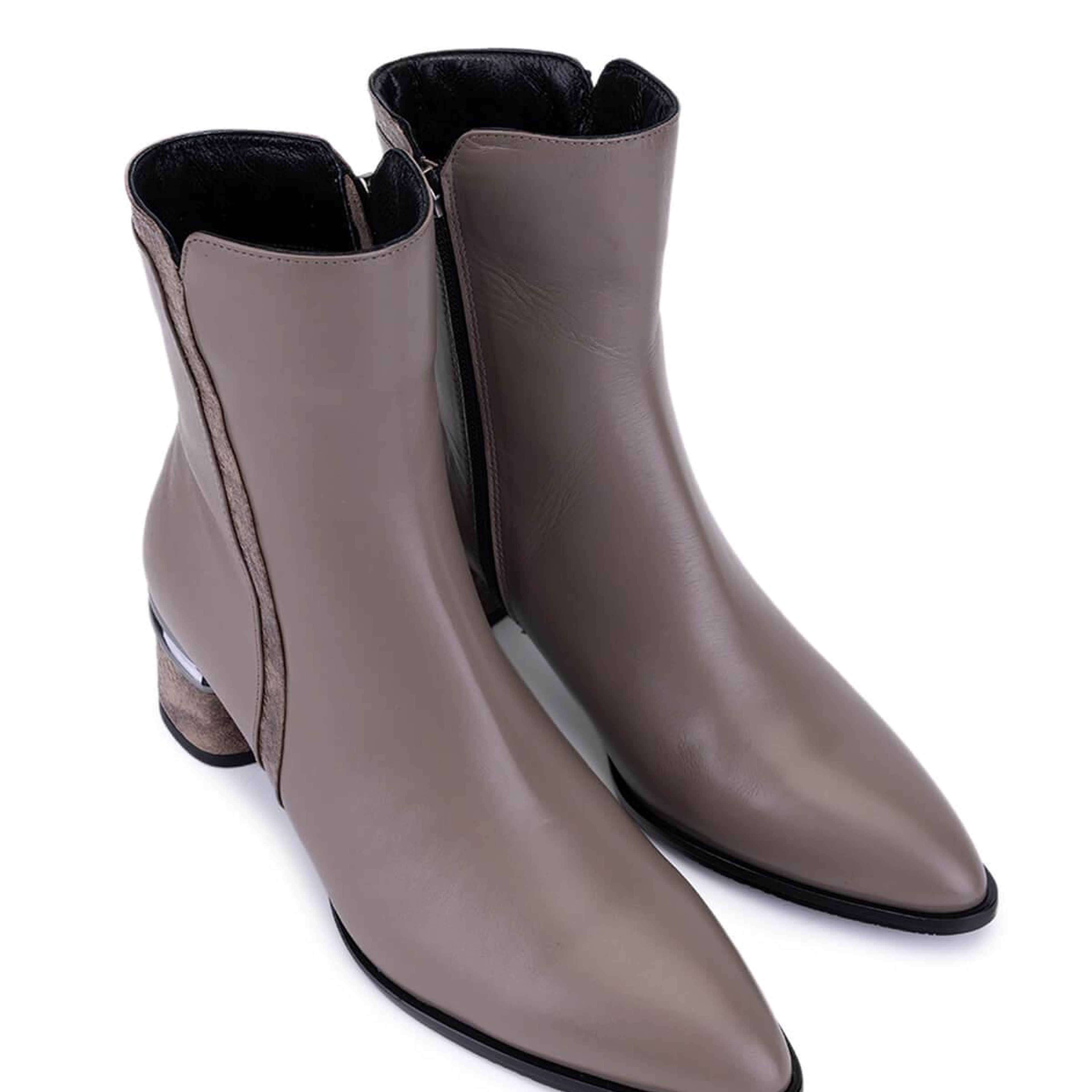 Tamer Tanca Kadın Hakiki Deri Vizon Klasik Bot