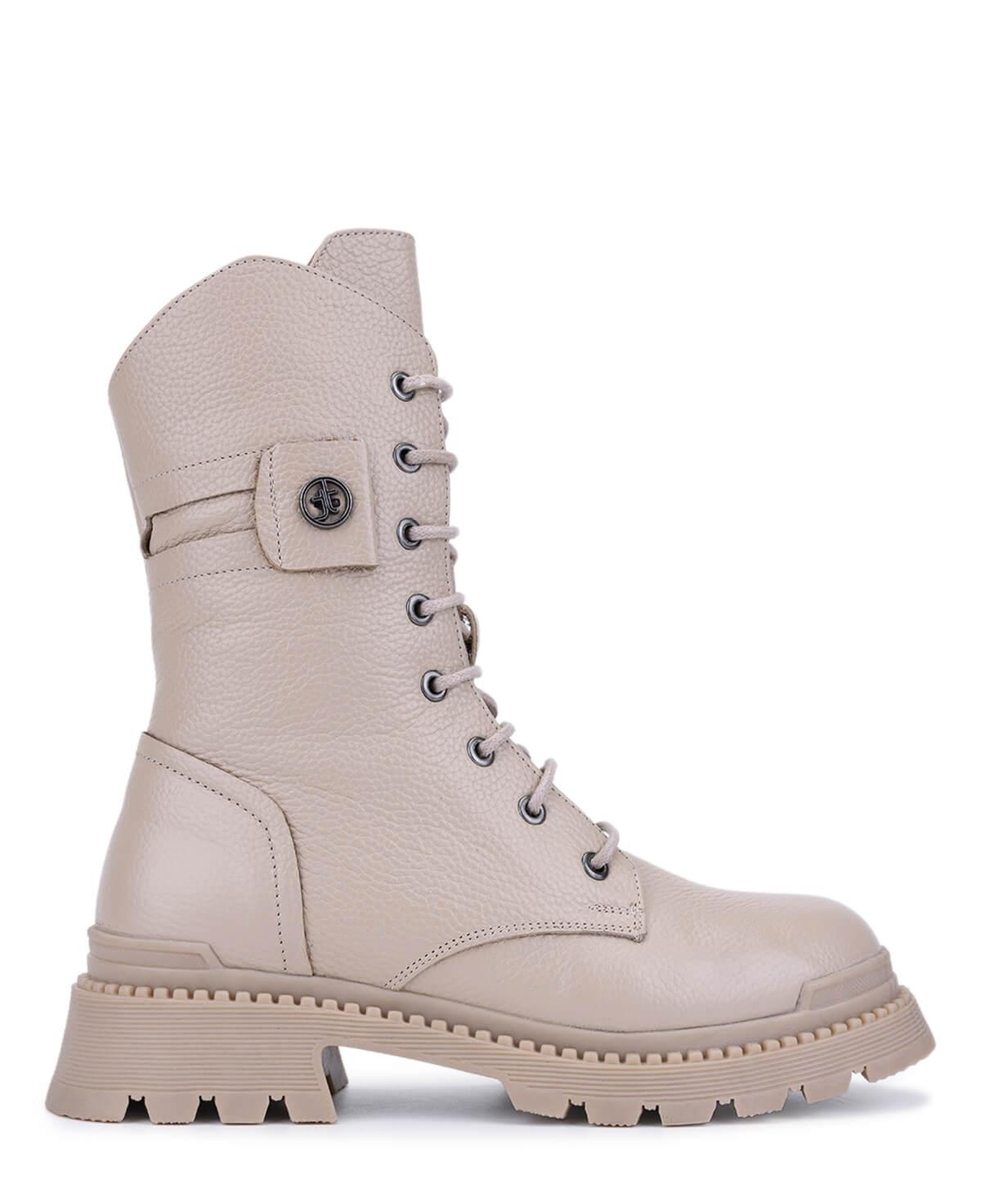 Tamer Tanca Kadın Hakiki Deri Krem Casual Bot