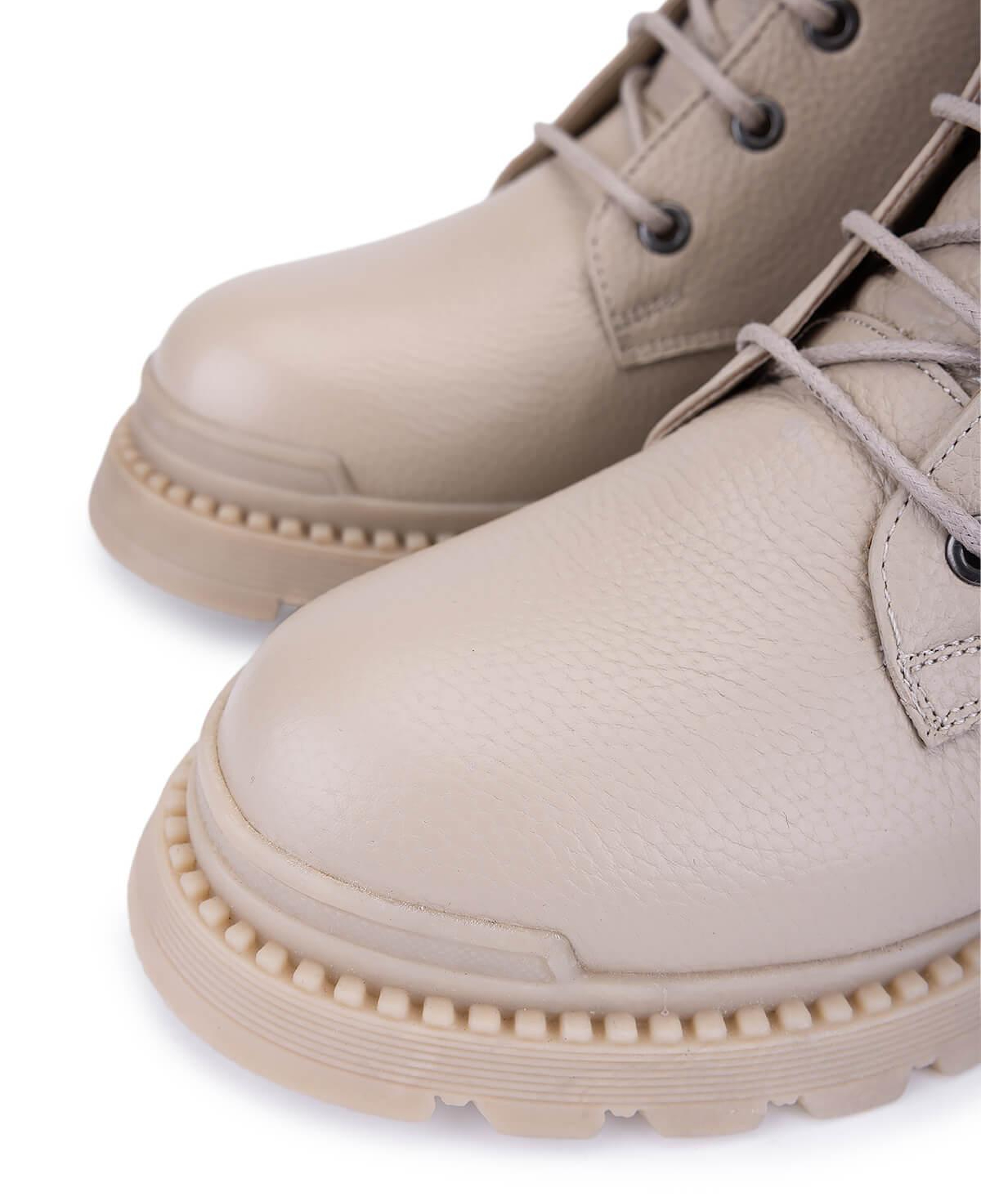 Tamer Tanca Kadın Hakiki Deri Krem Casual Bot