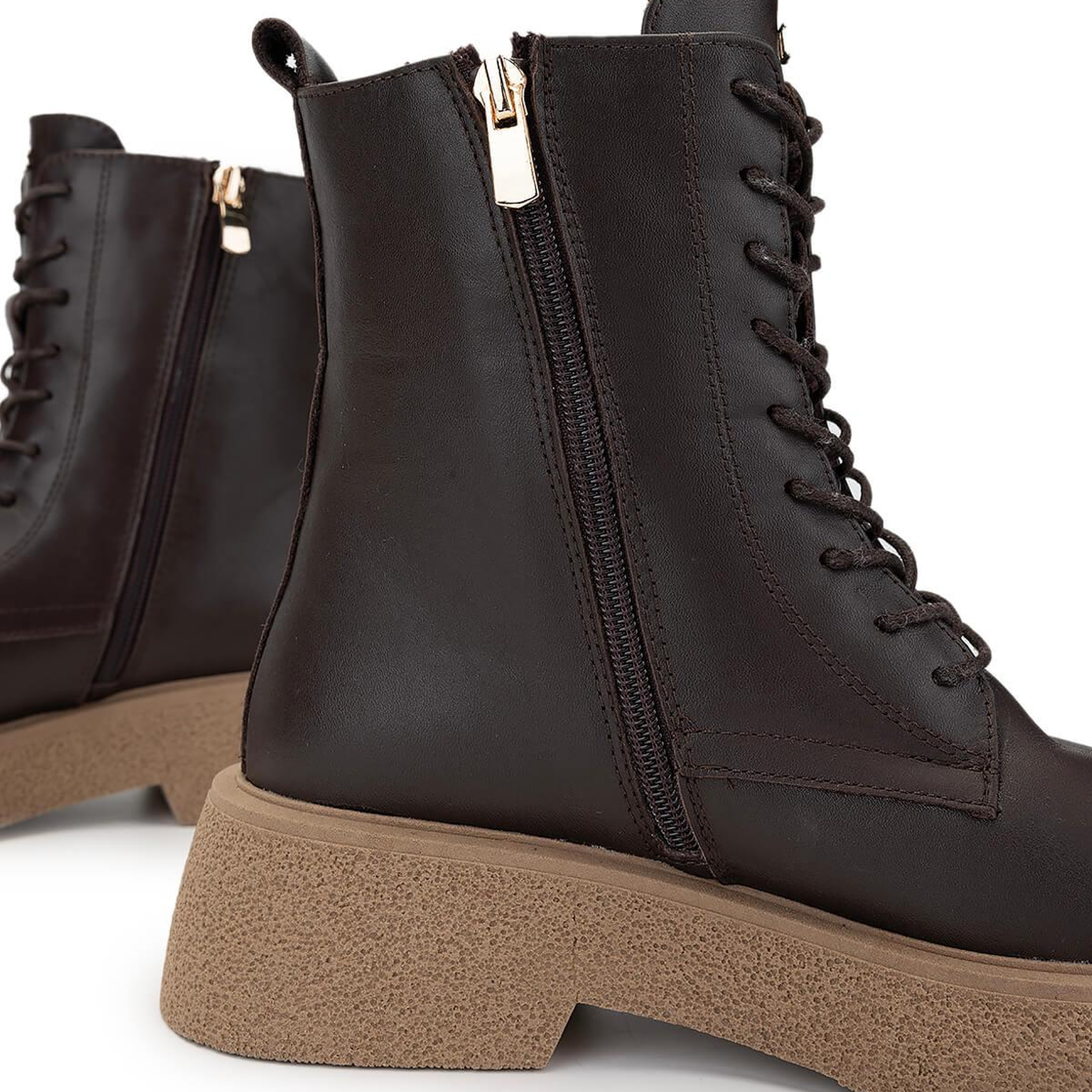 Tamer Tanca Kadın Hakiki Deri Kahverengi Casual Bot