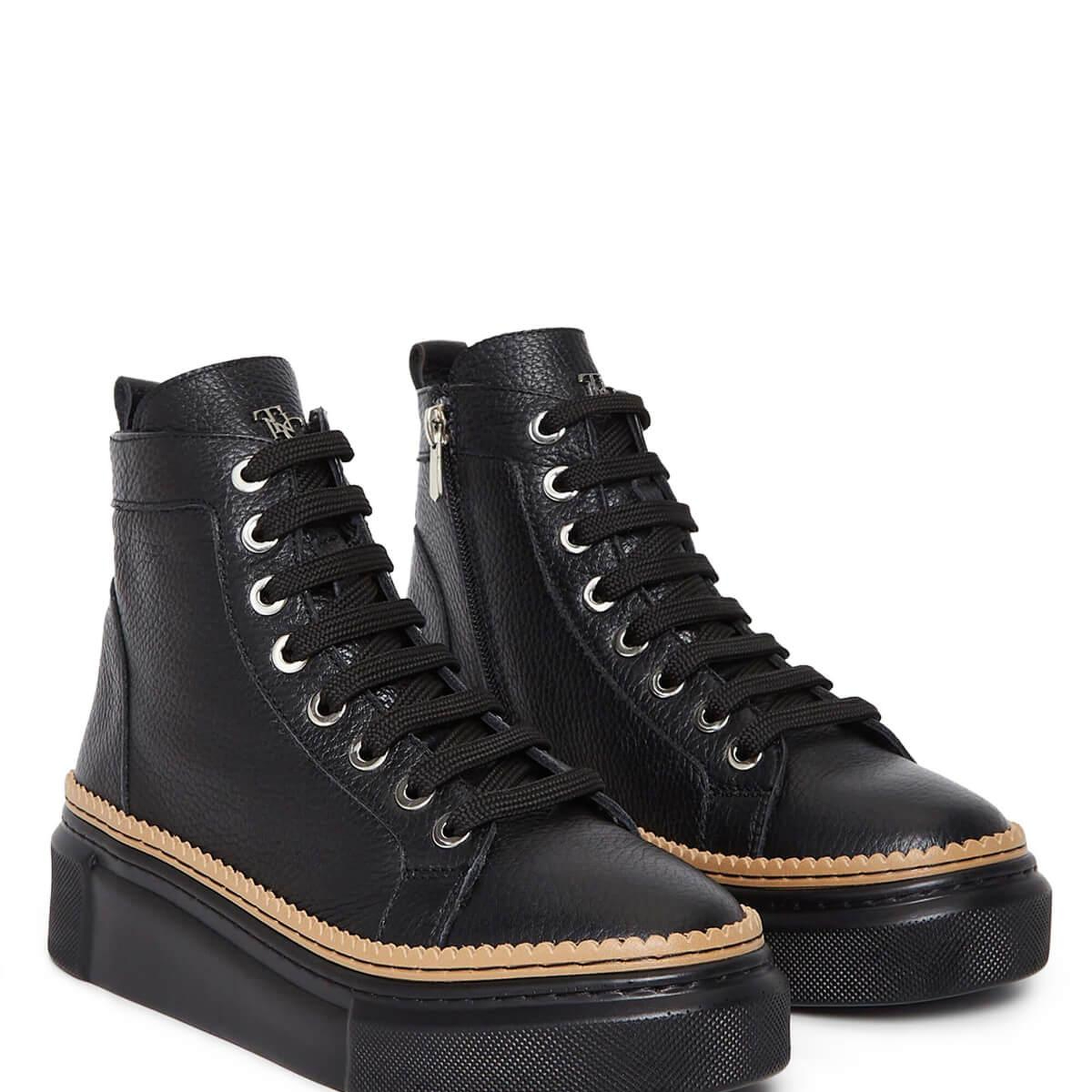 Tamer Tanca Kadın Hakiki Deri Siyah Casual Bot