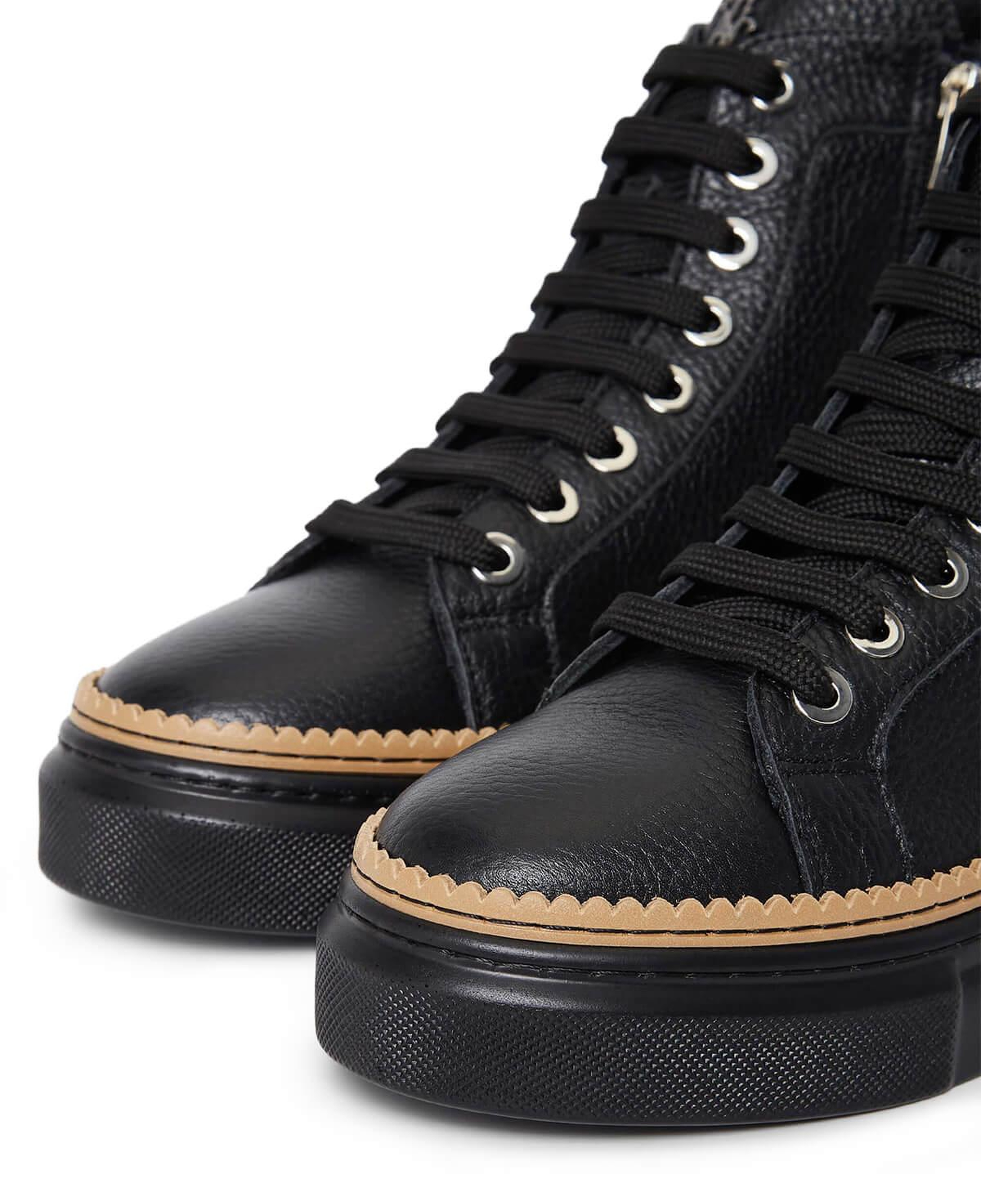 Tamer Tanca Kadın Hakiki Deri Siyah Casual Bot