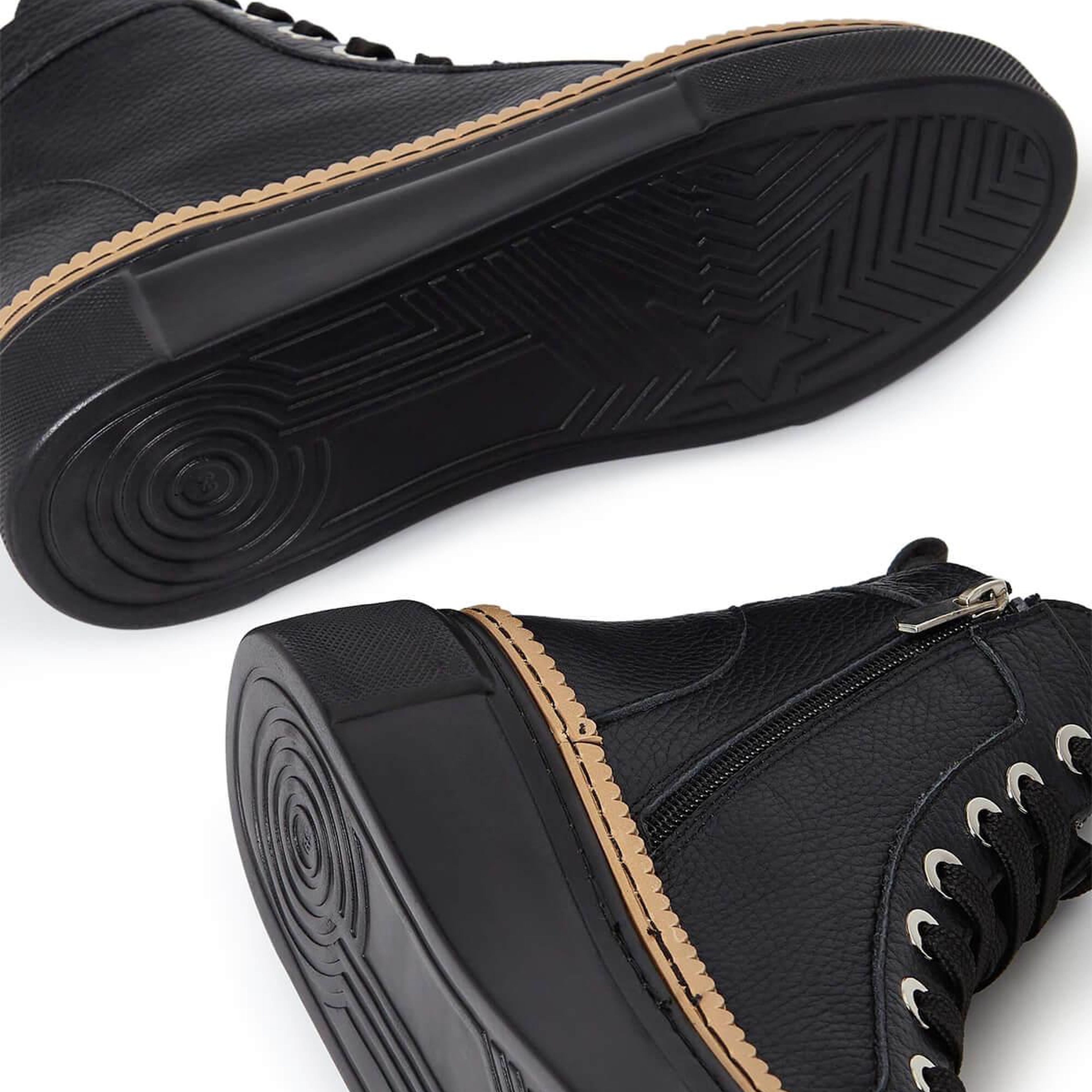 Tamer Tanca Kadın Hakiki Deri Siyah Casual Bot