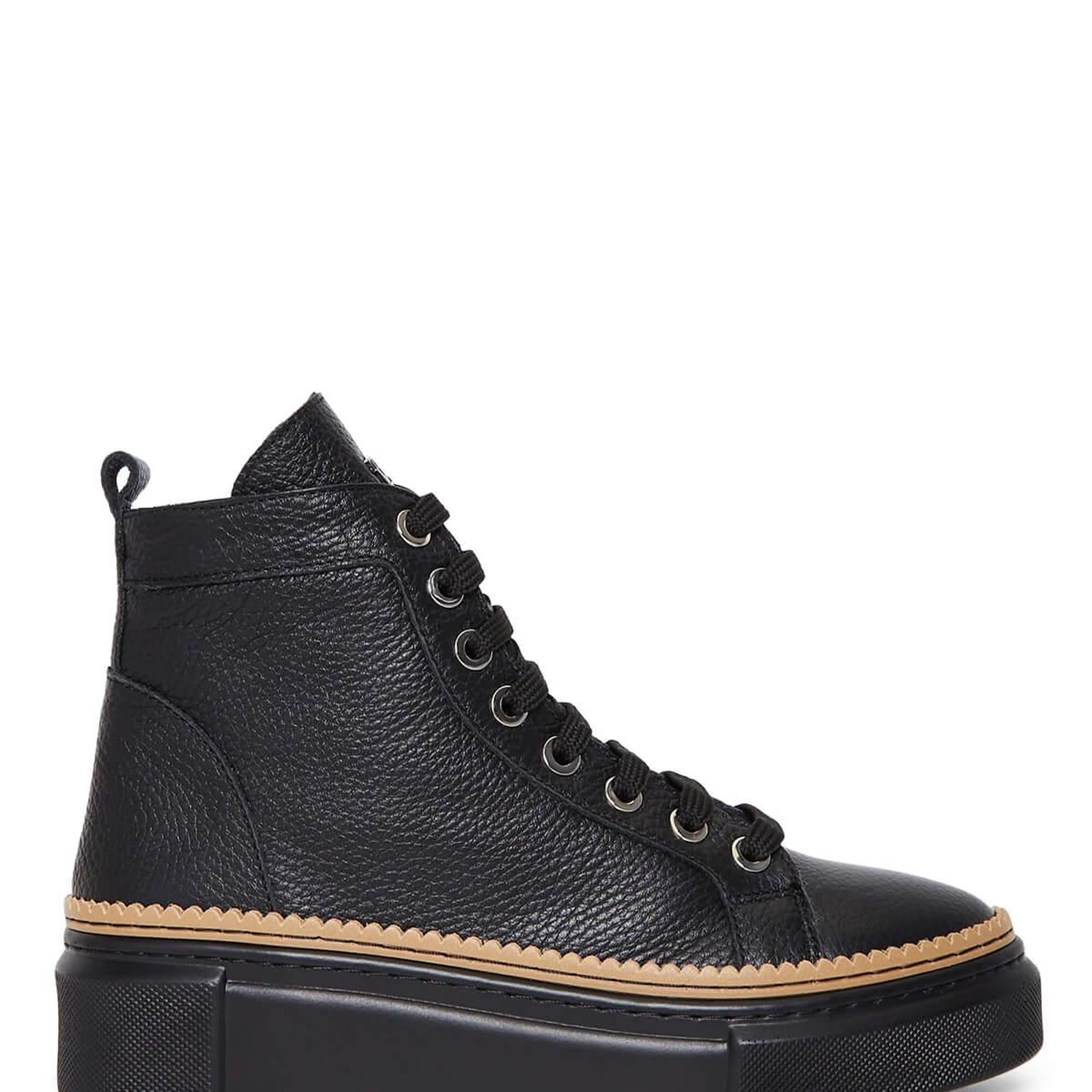 Tamer Tanca Kadın Hakiki Deri Siyah Casual Bot