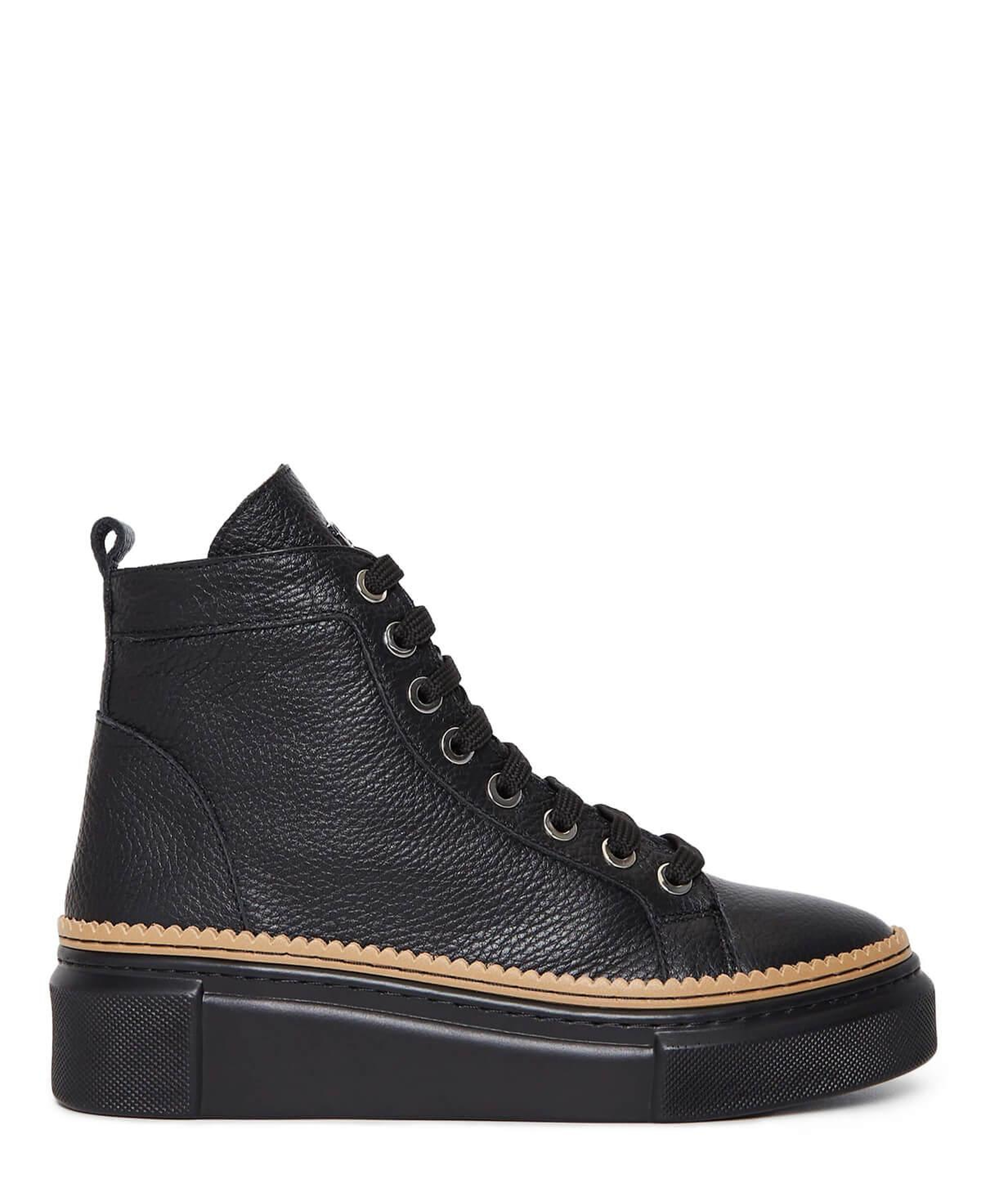 Tamer Tanca Kadın Hakiki Deri Siyah Casual Bot