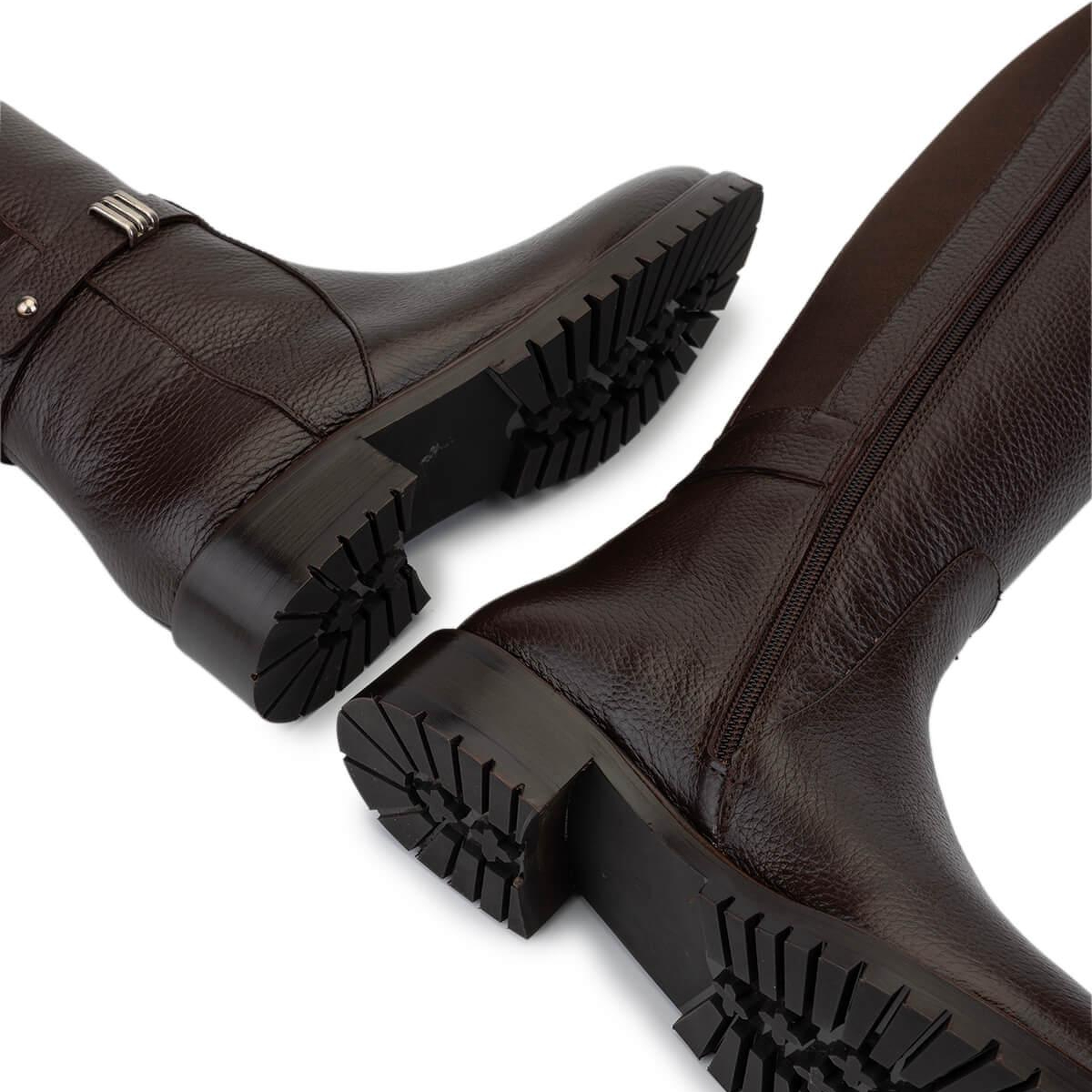 Tamer Tanca Kadın Hakiki Deri Kahverengi Floter Casual Çizme