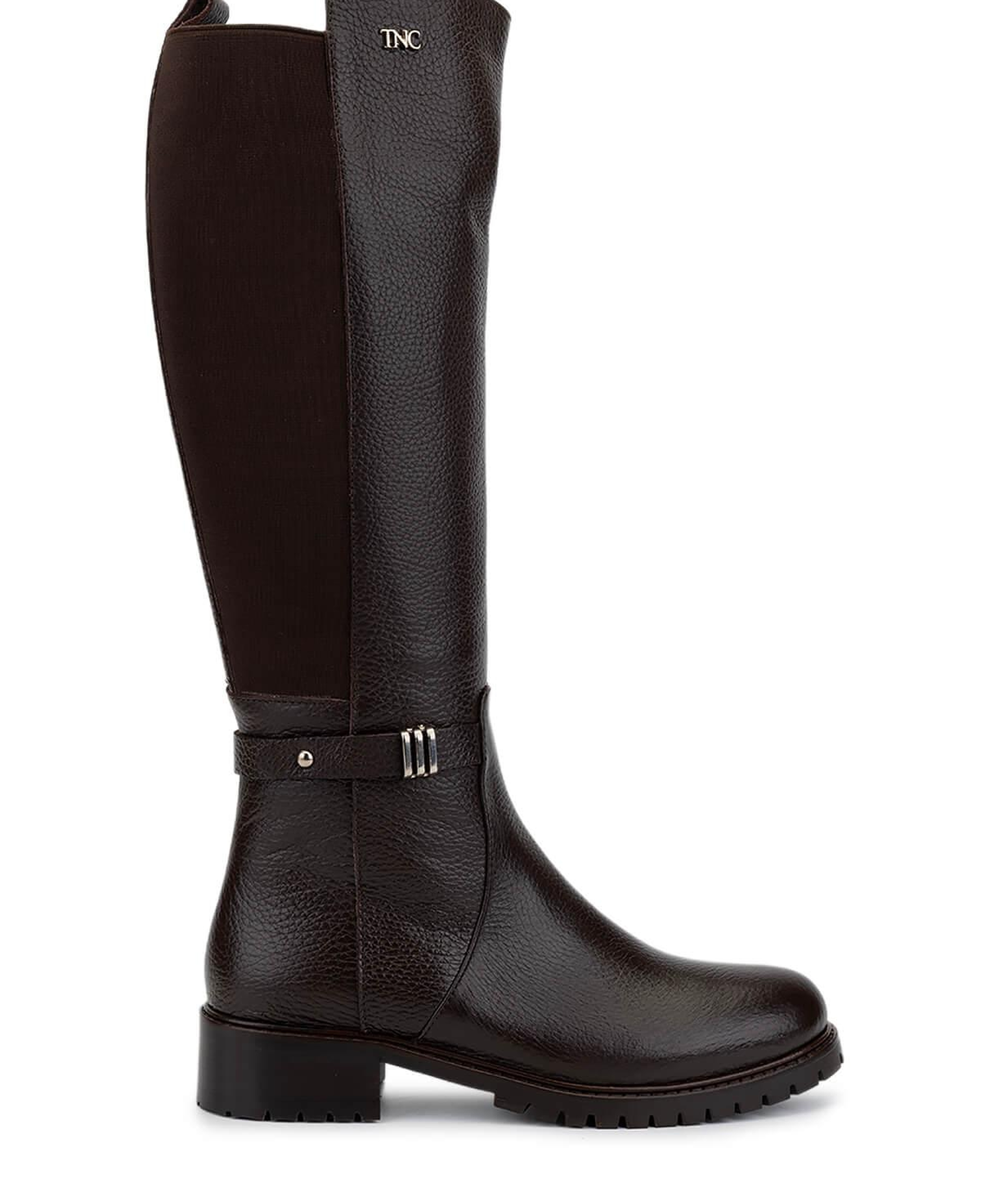 Tamer Tanca Kadın Hakiki Deri Kahverengi Floter Casual Çizme