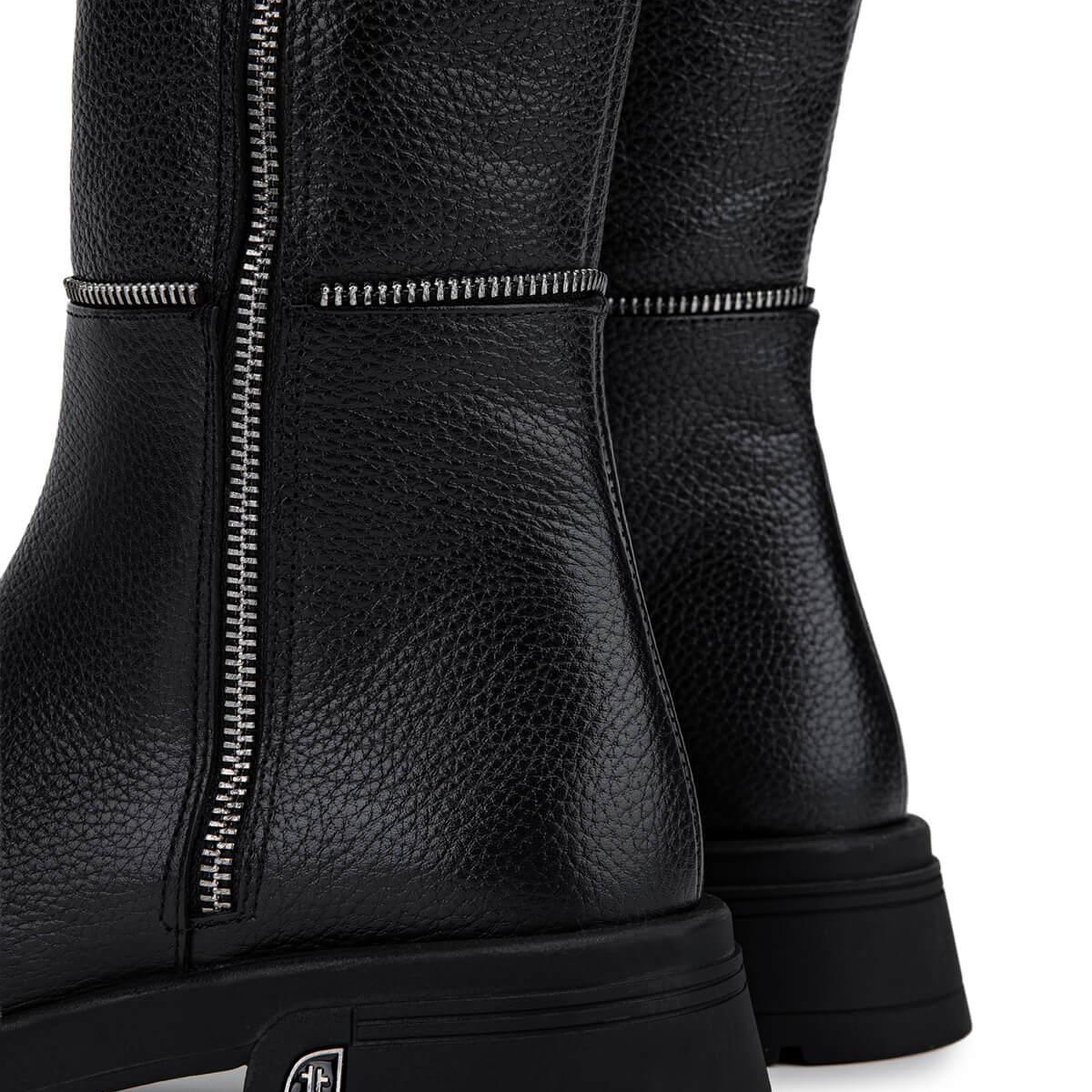 Tamer Tanca Kadın Hakiki Deri Siyah Floter Klasik Çizme