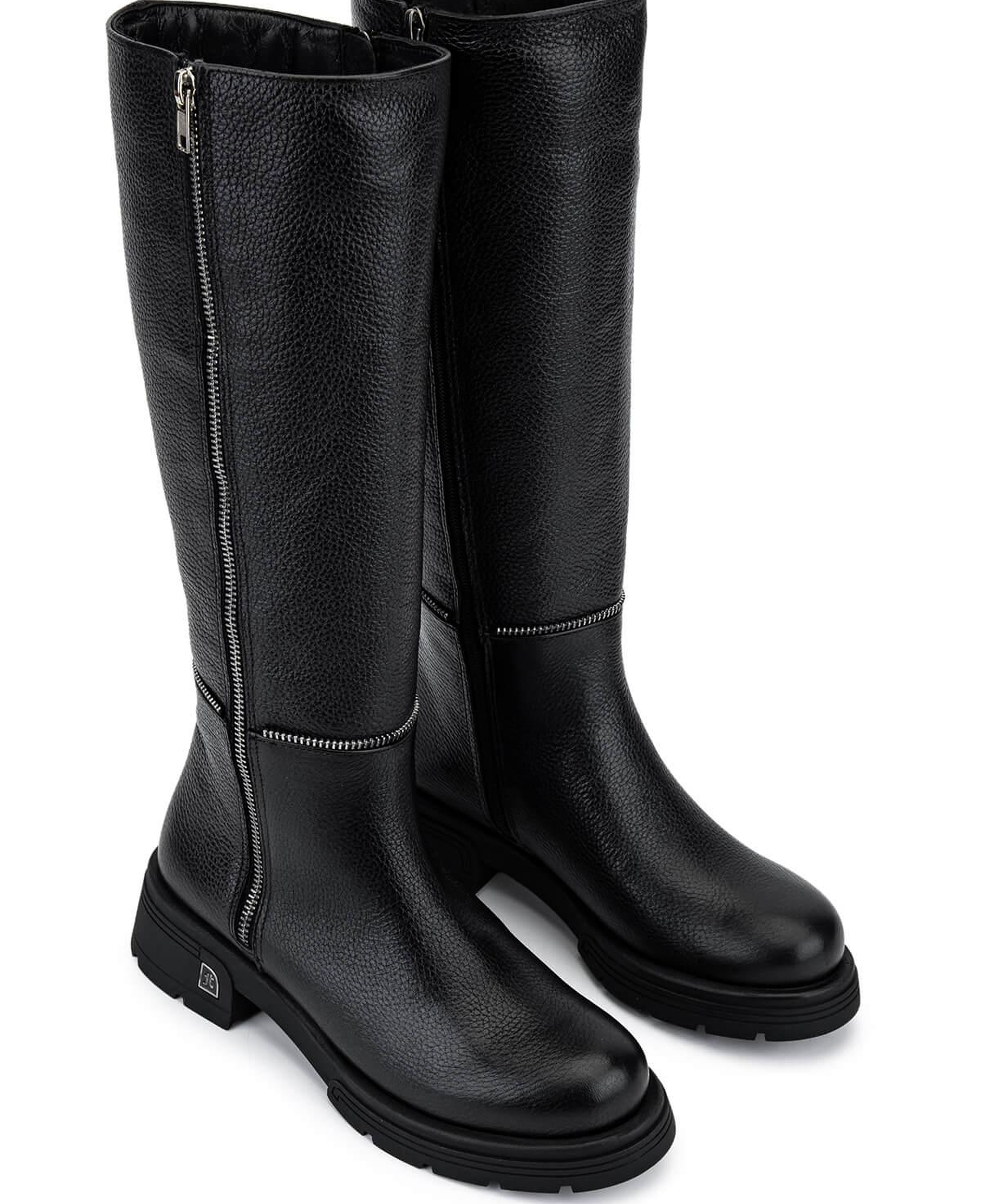 Tamer Tanca Kadın Hakiki Deri Siyah Floter Klasik Çizme