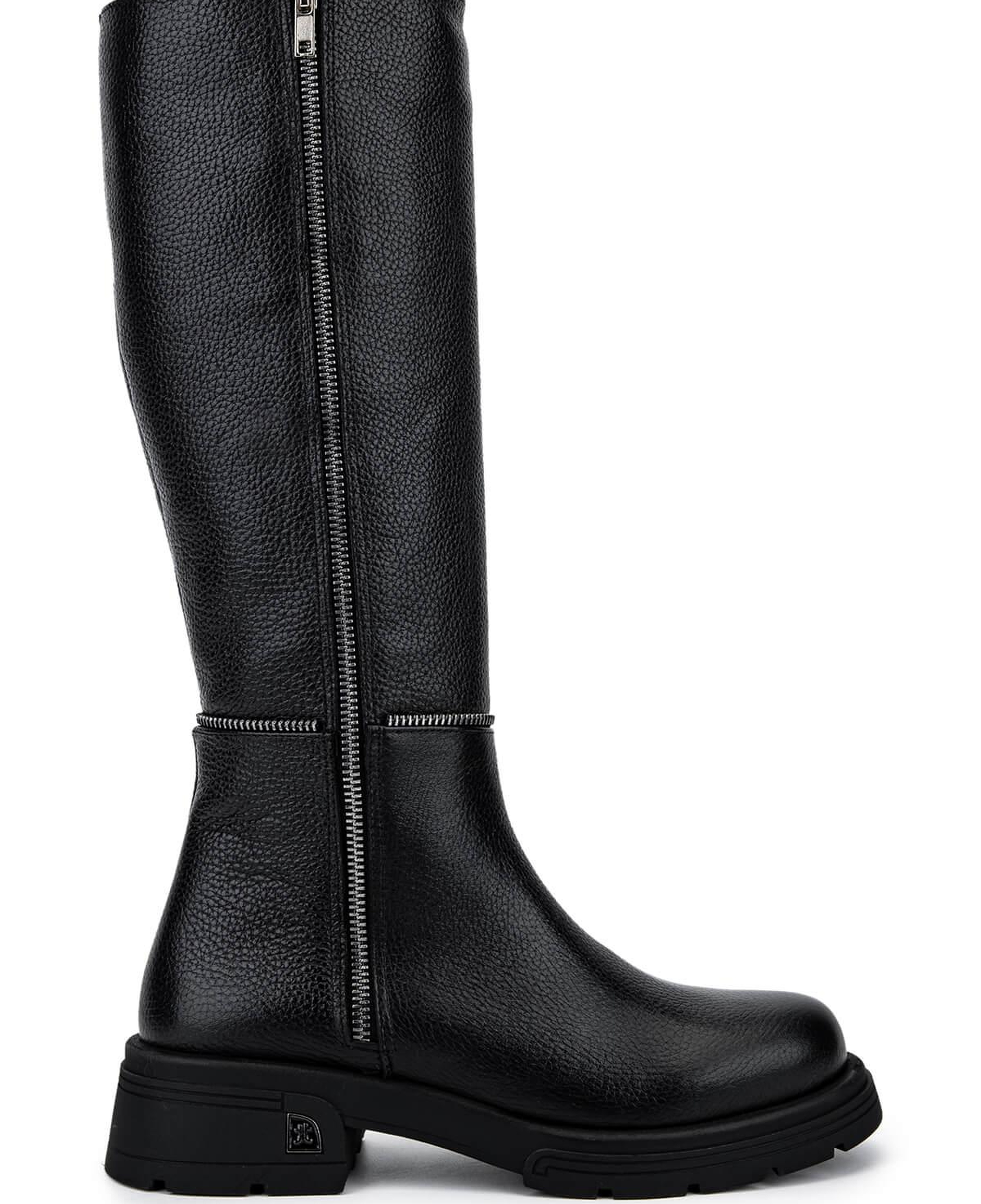 Tamer Tanca Kadın Hakiki Deri Siyah Floter Klasik Çizme