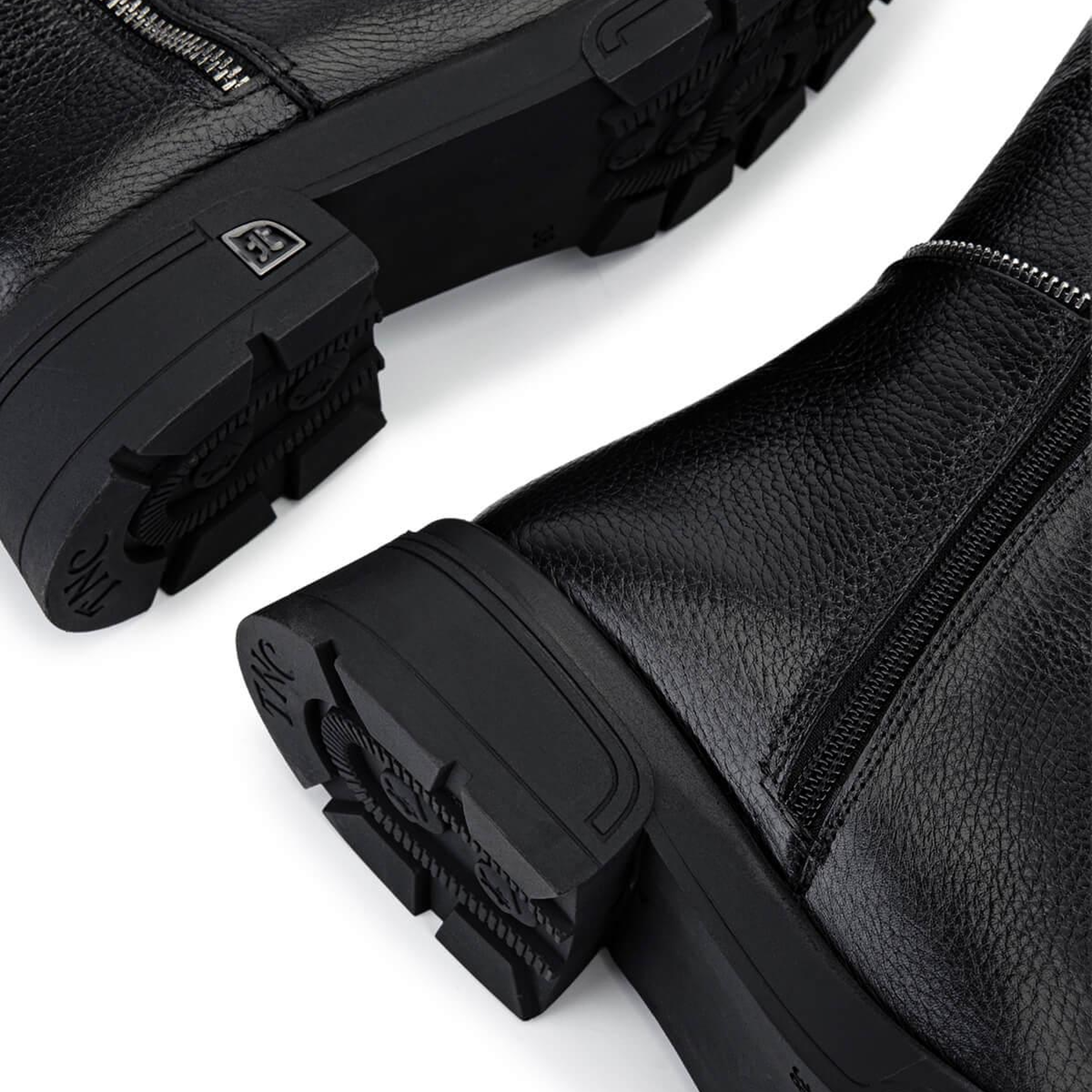 Tamer Tanca Kadın Hakiki Deri Siyah Floter Klasik Çizme