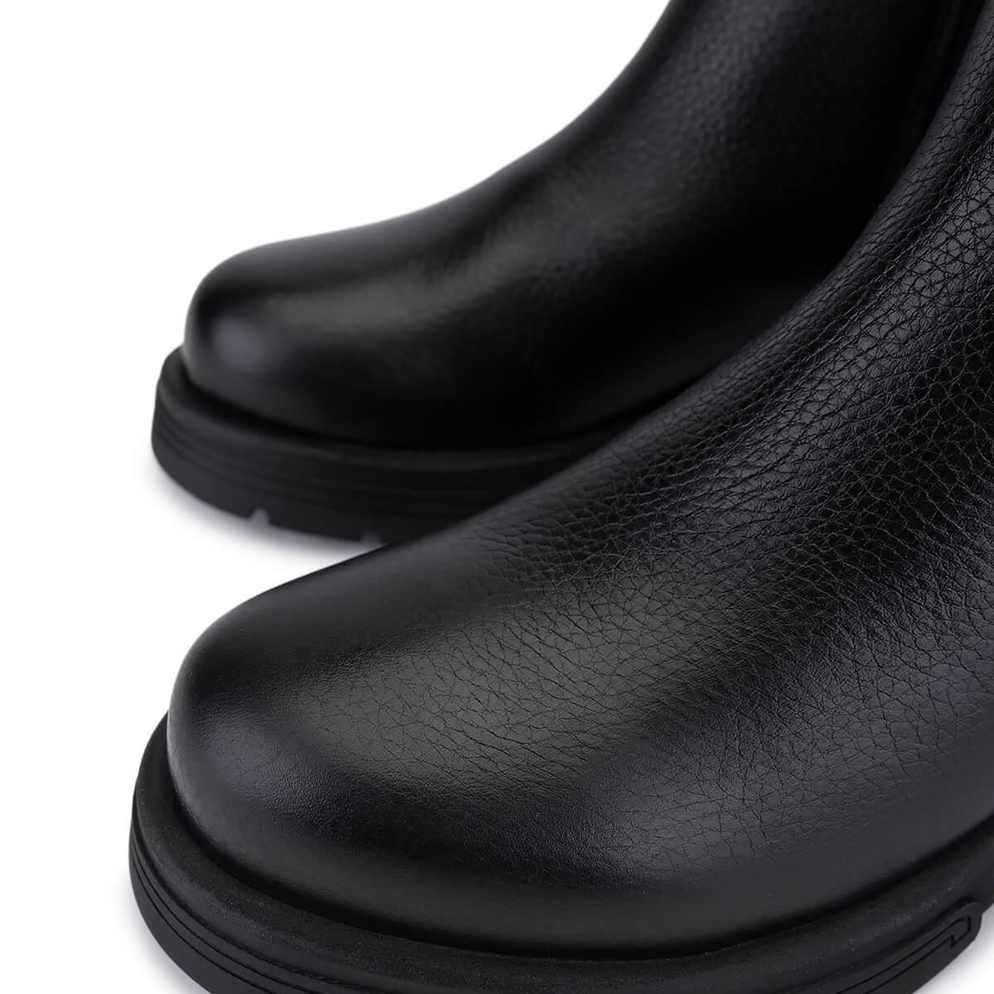 Tamer Tanca Kadın Hakiki Deri Siyah Floter Klasik Çizme