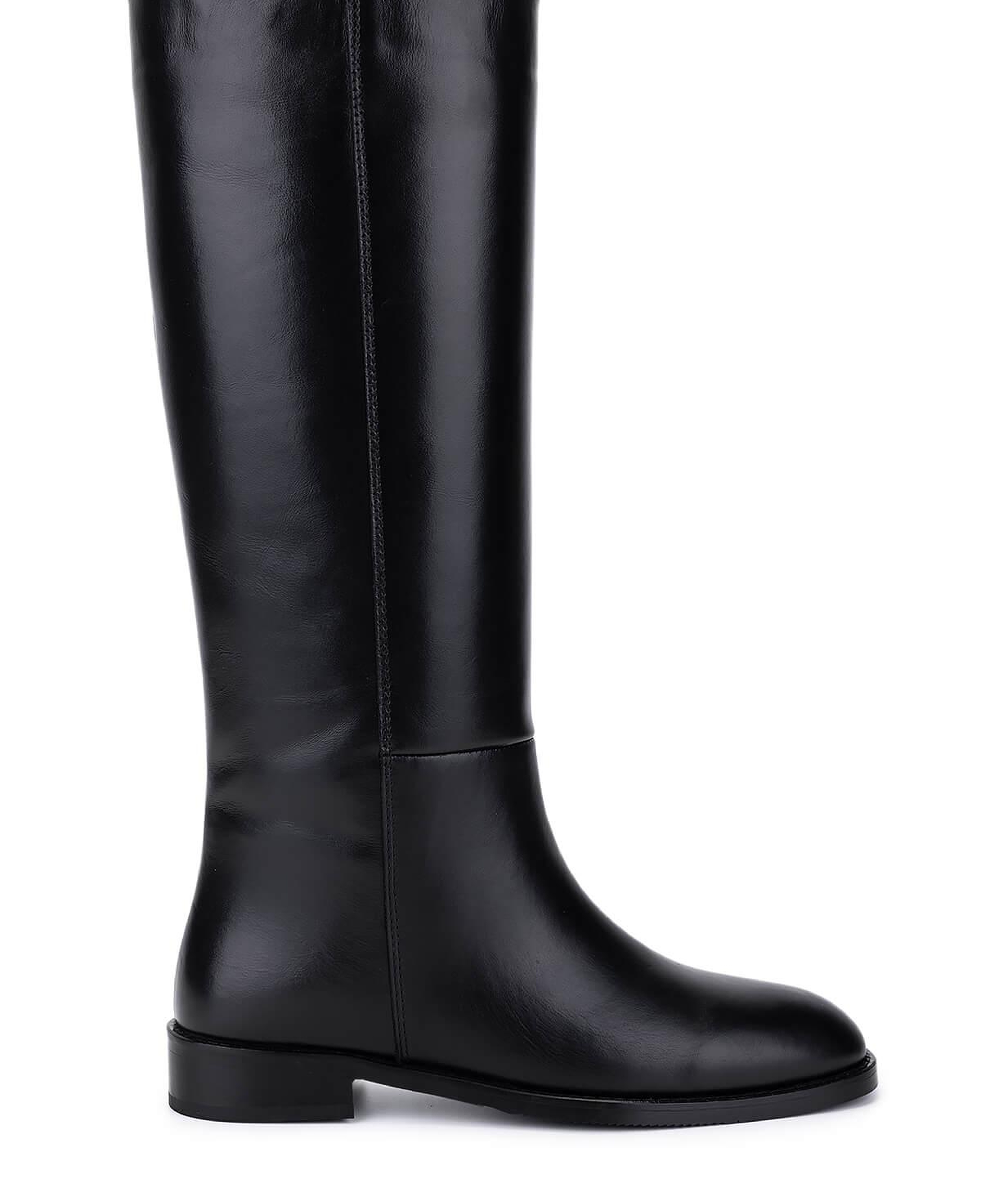 Tamer Tanca Kadın Hakiki Deri Siyah Klasik Çizme