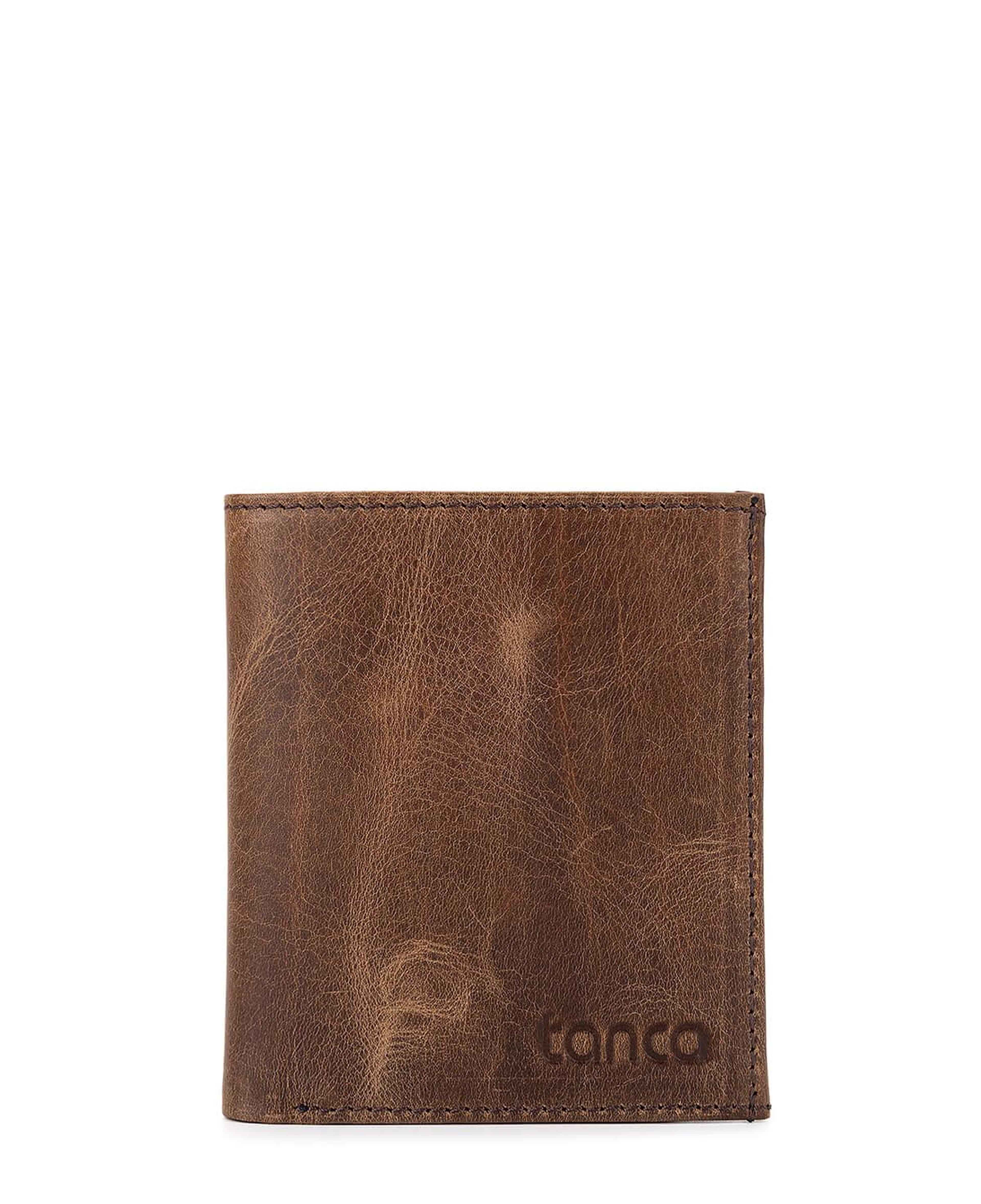 Tamer Tanca Erkek Hakiki Deri Kahve Cüzdan