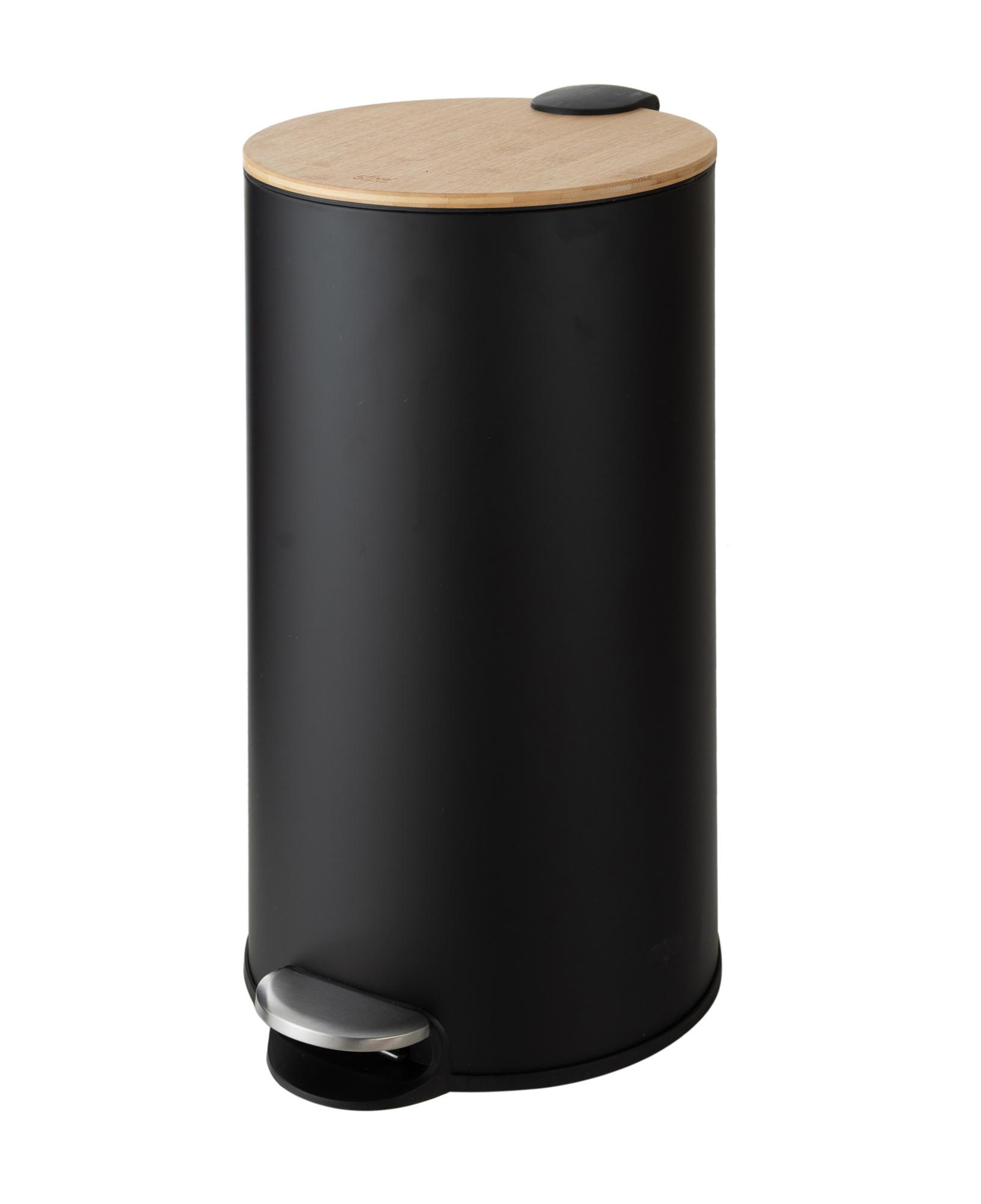 5FIVE BOHO ÇÖP KOVASI SİYAH 30LT