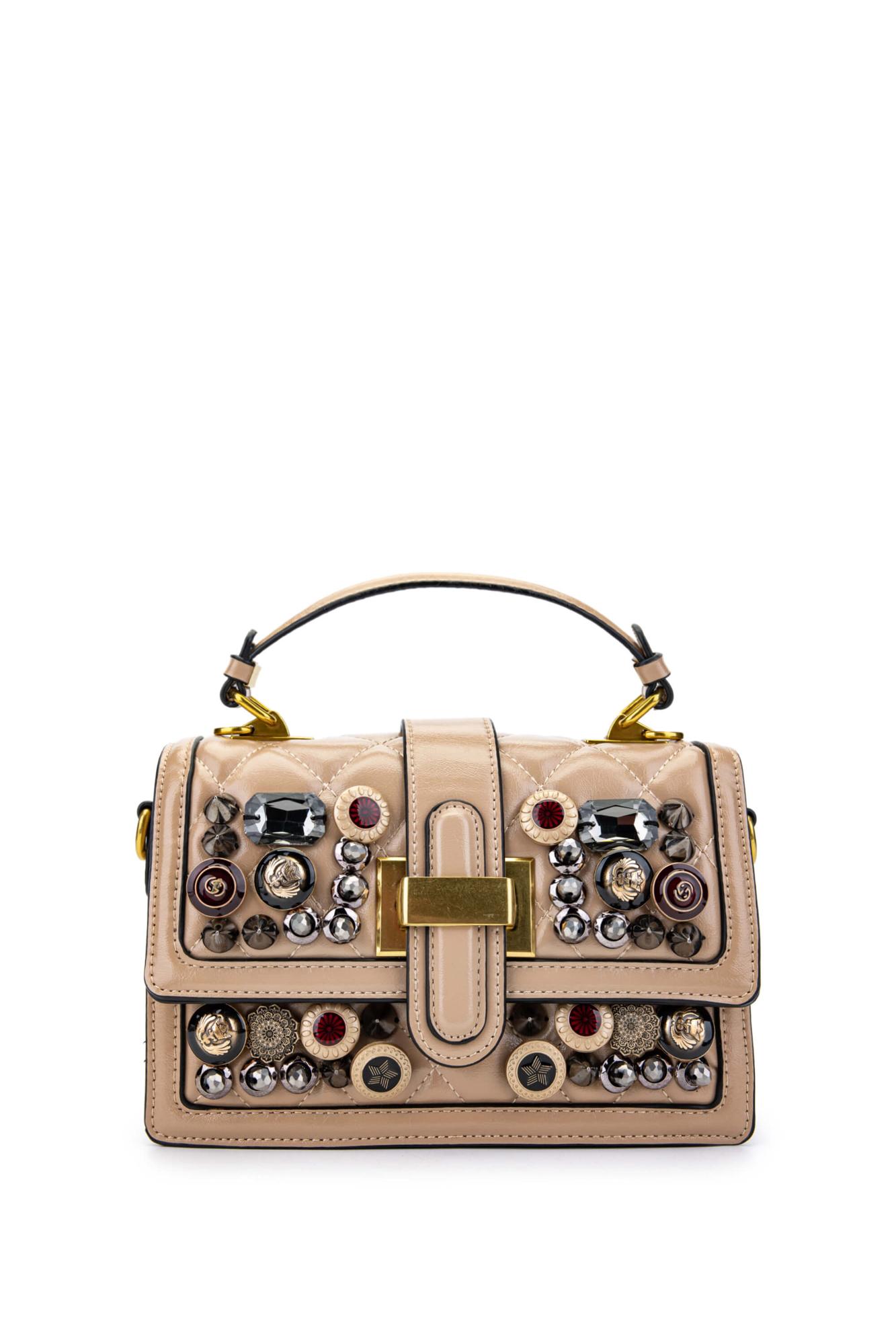 Tamer Tanca Kadın Vegan Taupe Kol Çantası